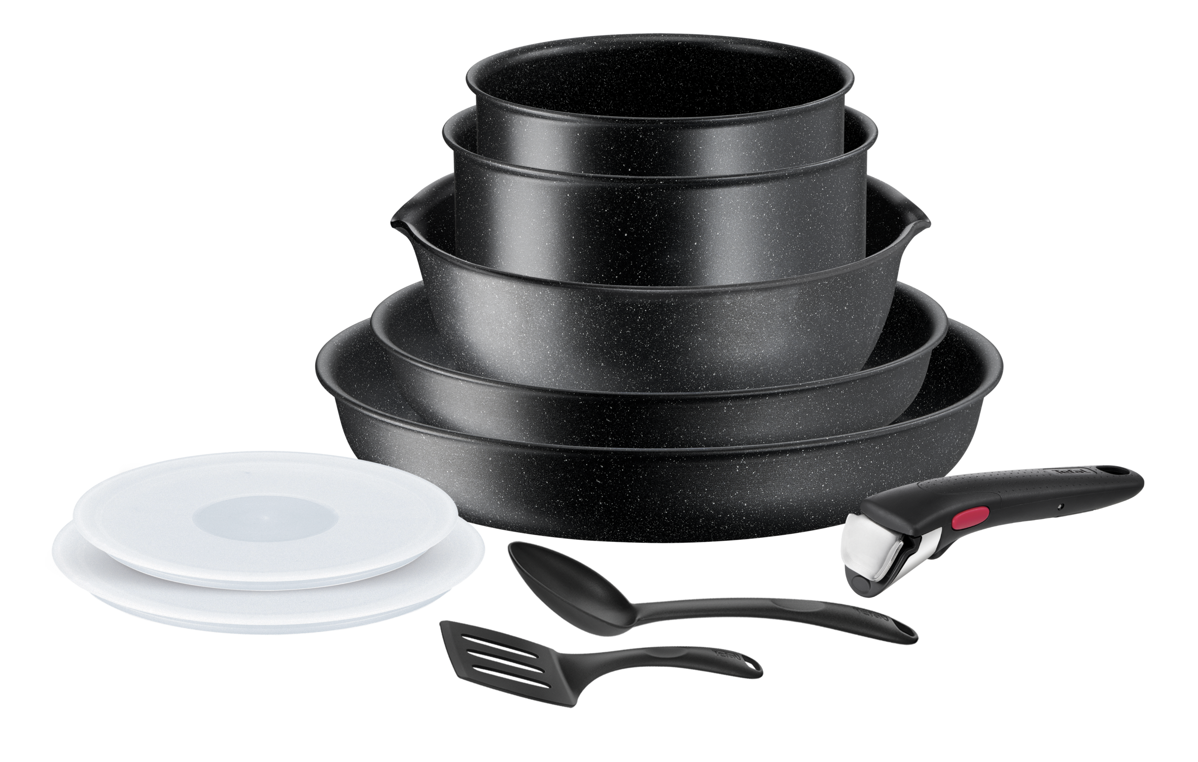 Ingenio Black Stone L3999402 Set 10 pièces - Induction