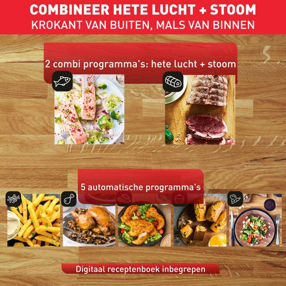 Easy Fry Grill & Steam FW201815 Air fryer 3-in-1