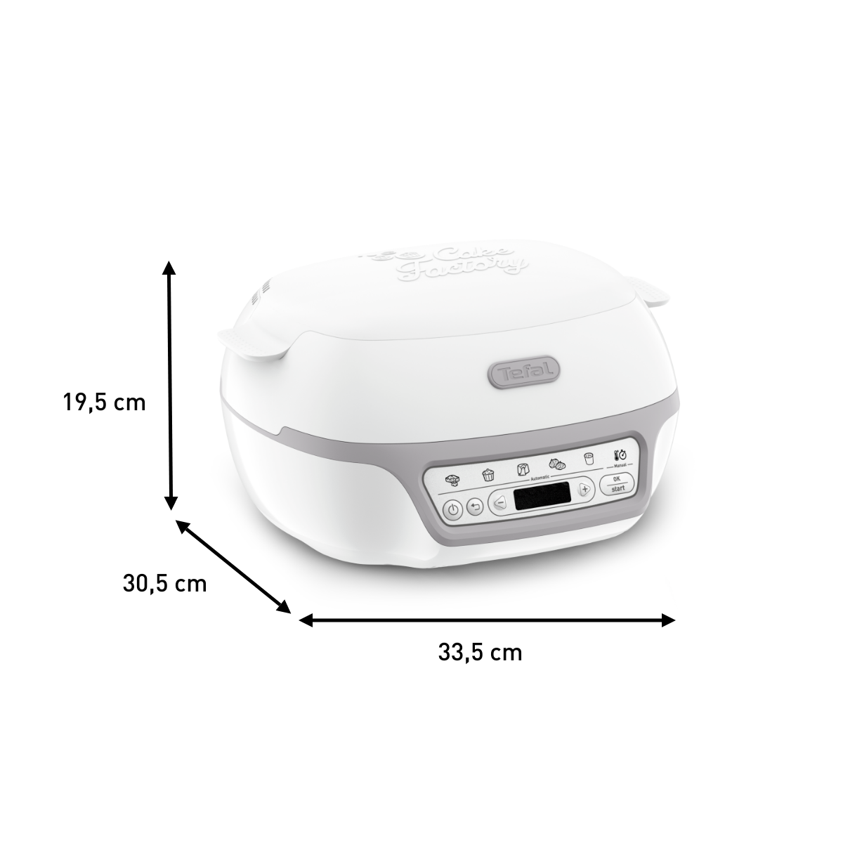 Cake Factory Delices KD812110 Appareil intelligent à gâteaux - Maxi pack