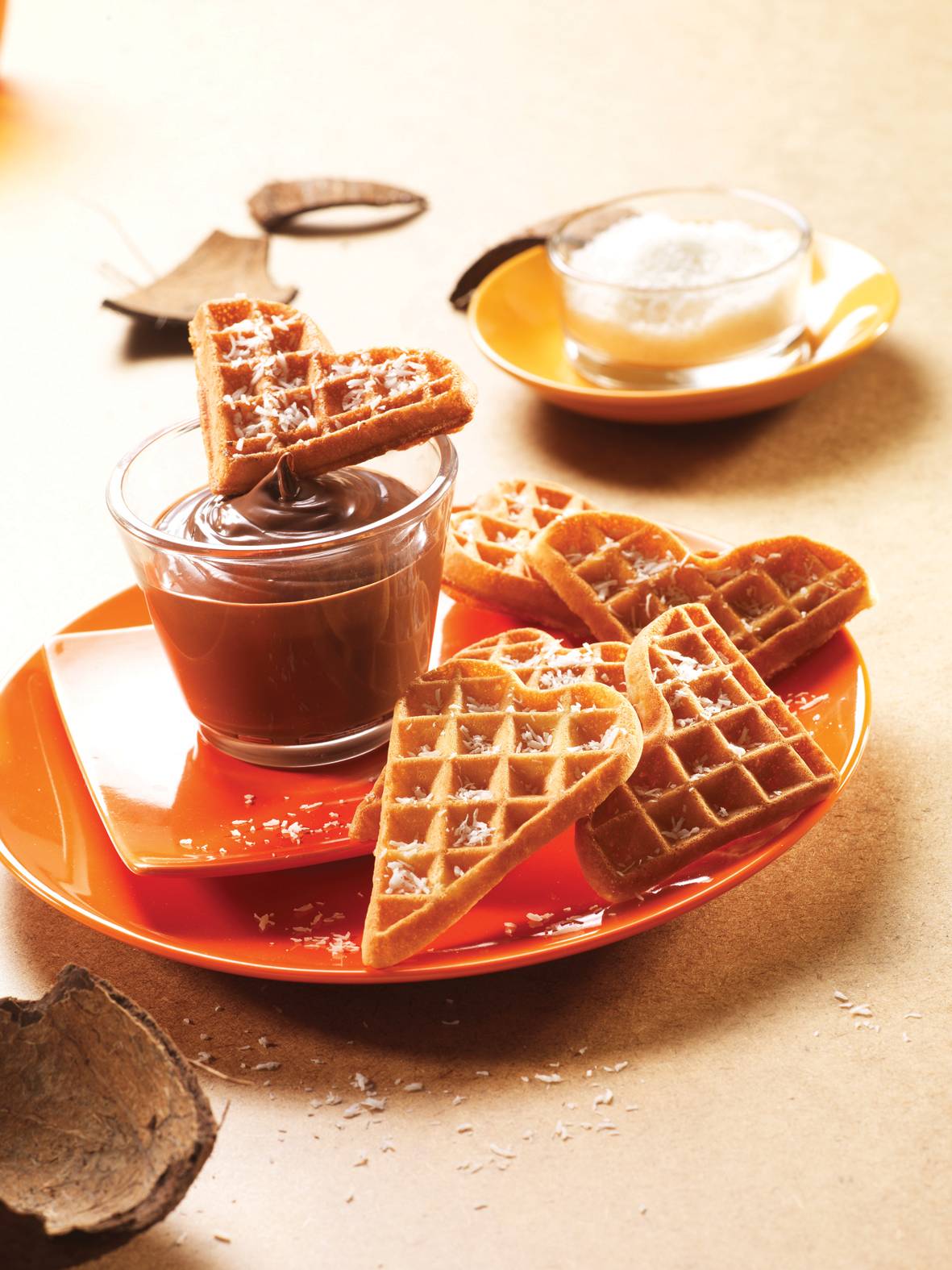 2 plaques Gaufre cœur Snack Collection XA8106F0