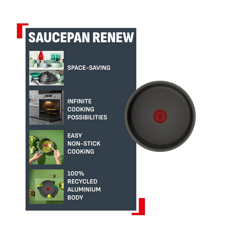 Renew Ceram P2002902 Keramische steelpan - 18 cm - Inductie