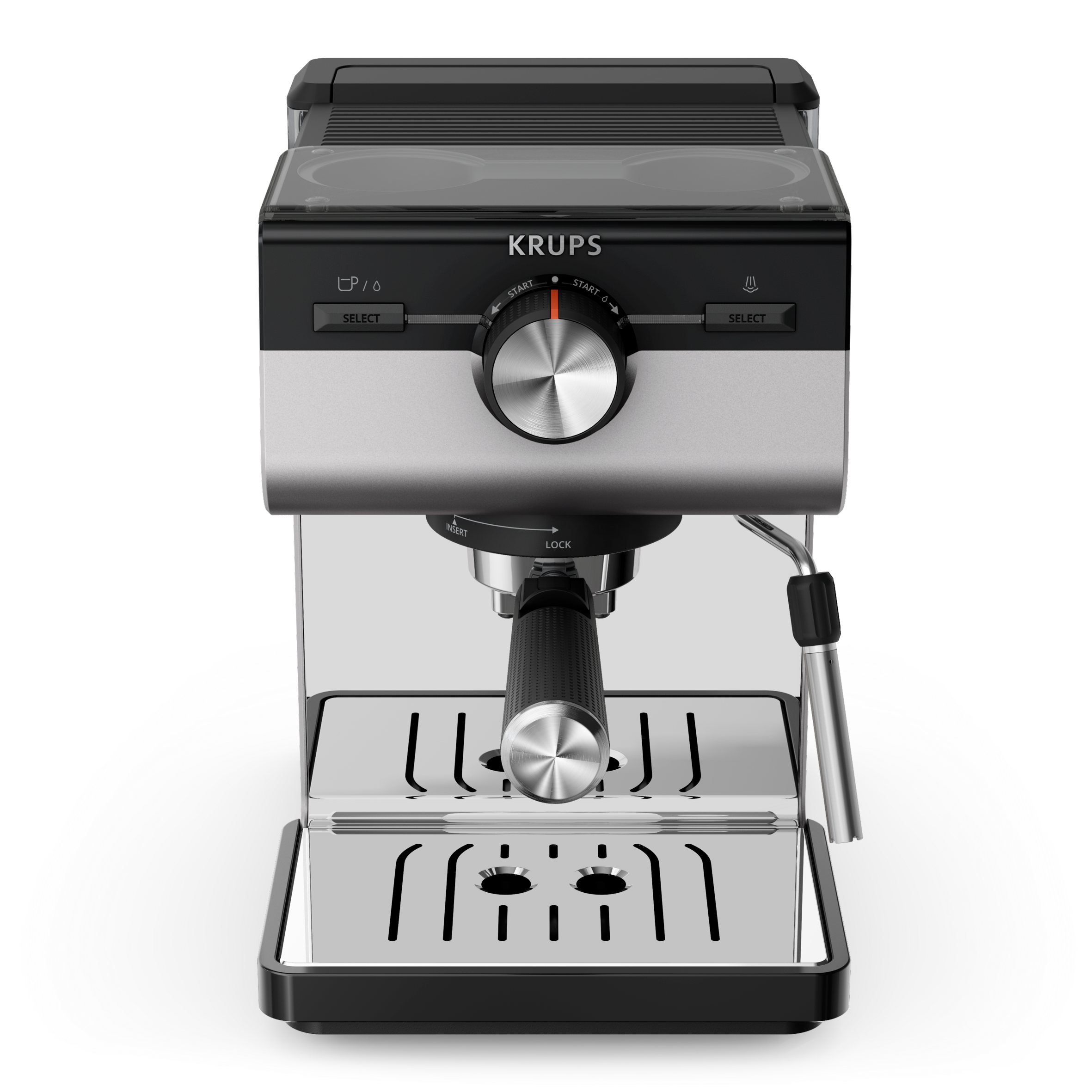 Authentic+ Inox XP384E Machine à espresso manuelle