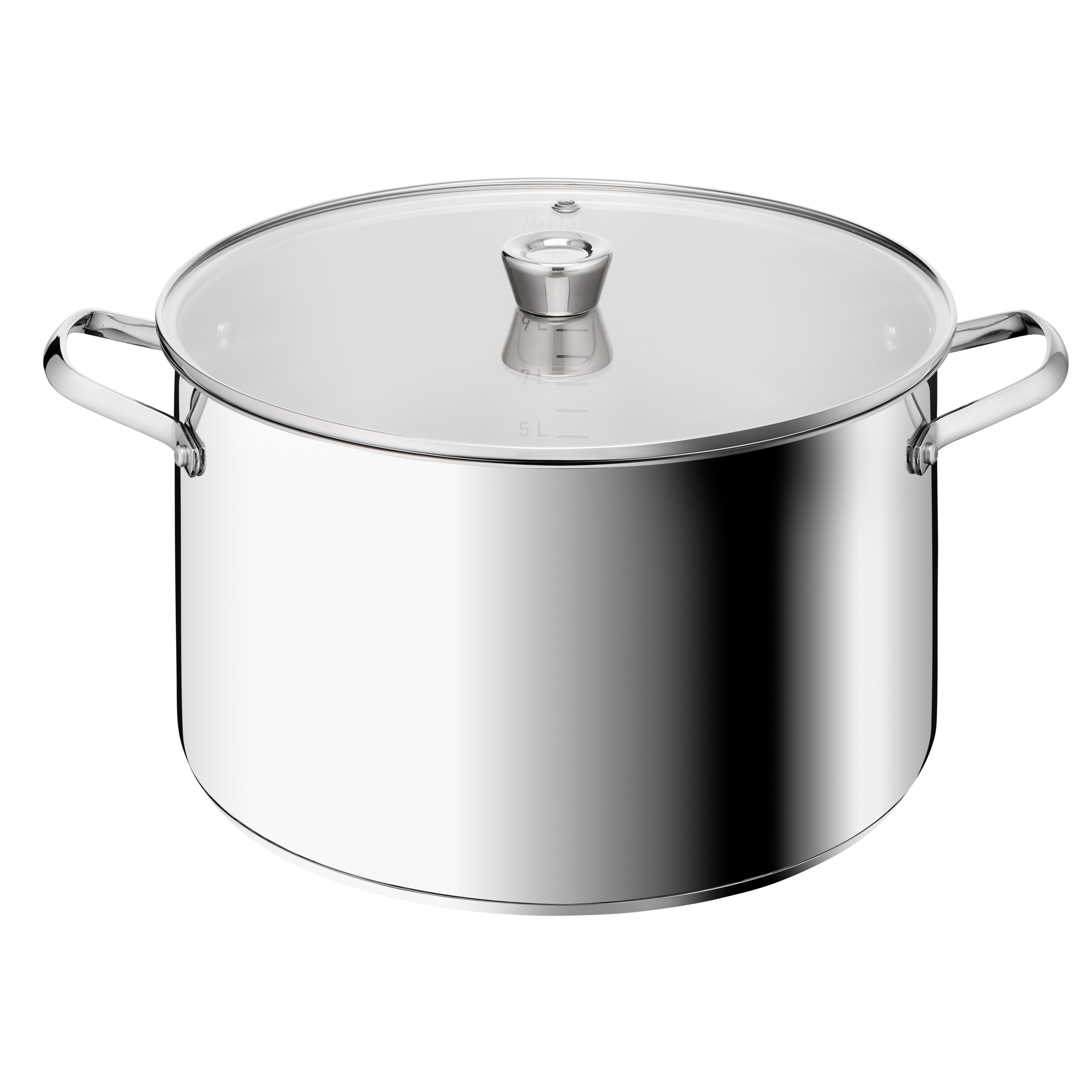 Emotion+, Marmite 32 cm + couvercle, Acier inoxydable, Garantie 5 ans, Induction, 12 pers.