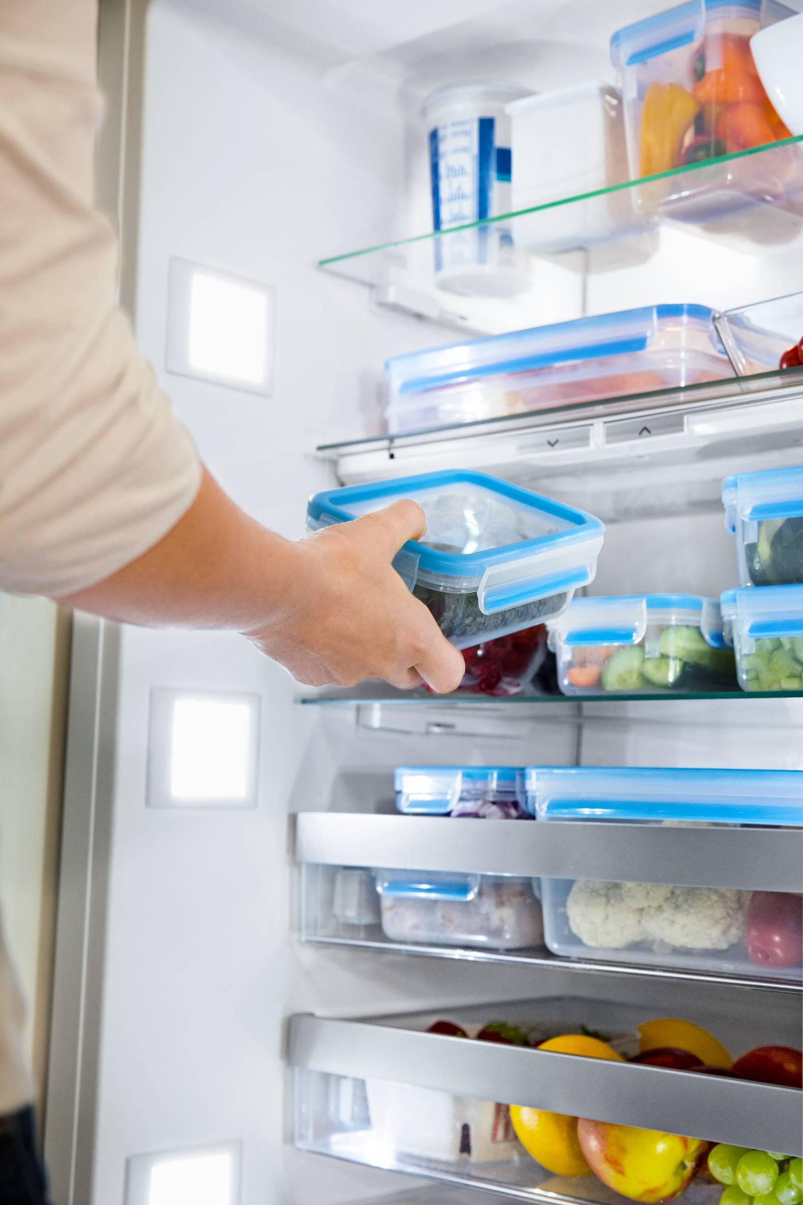 MasterSeal Fresh K3029012 Set de 5 boîtes de conservation - de 0,15L à 3,7L