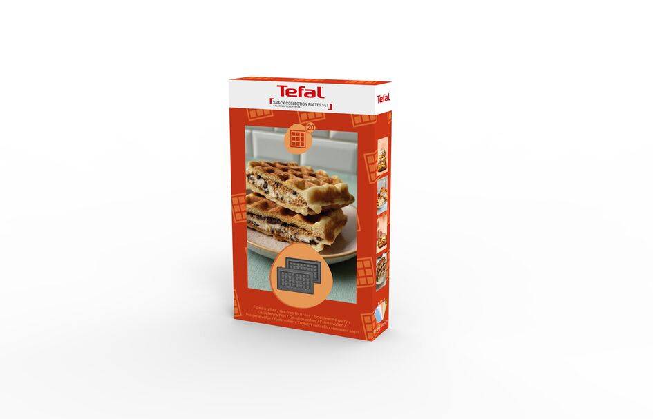 2 platen voor gevulde wafels Snack Collection XA8120F0