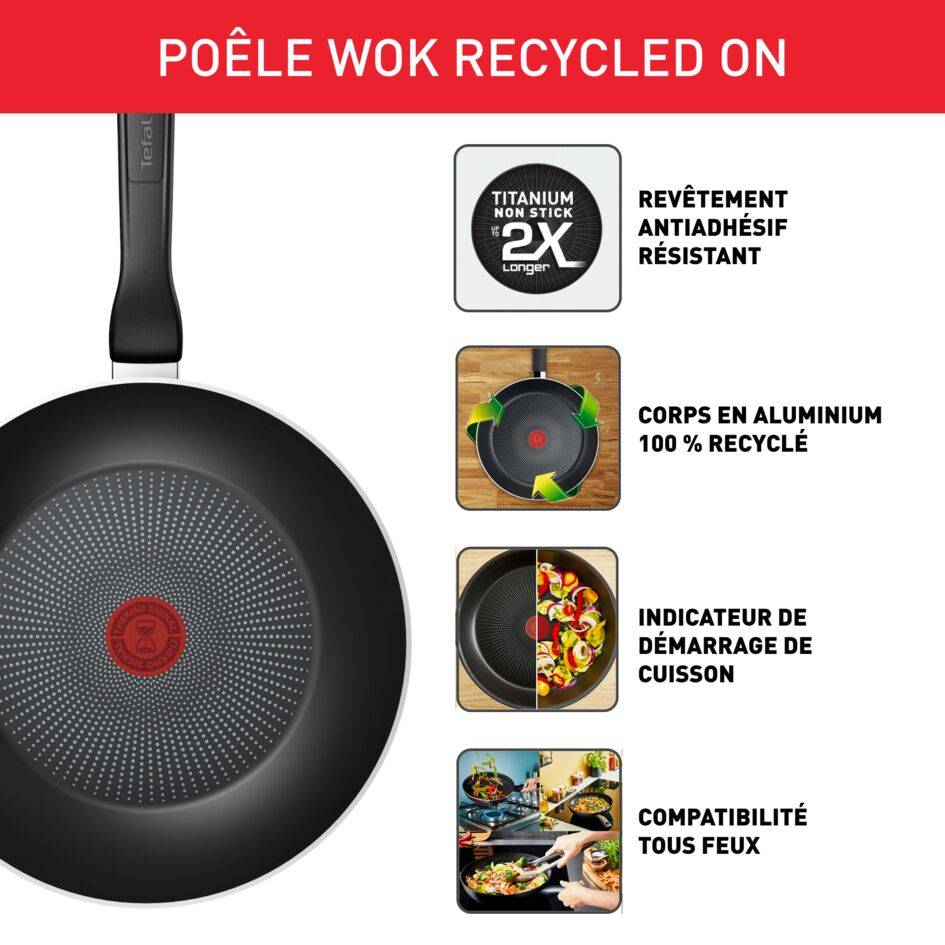 Recycled On C2971932 Wok - 28 cm - Induction