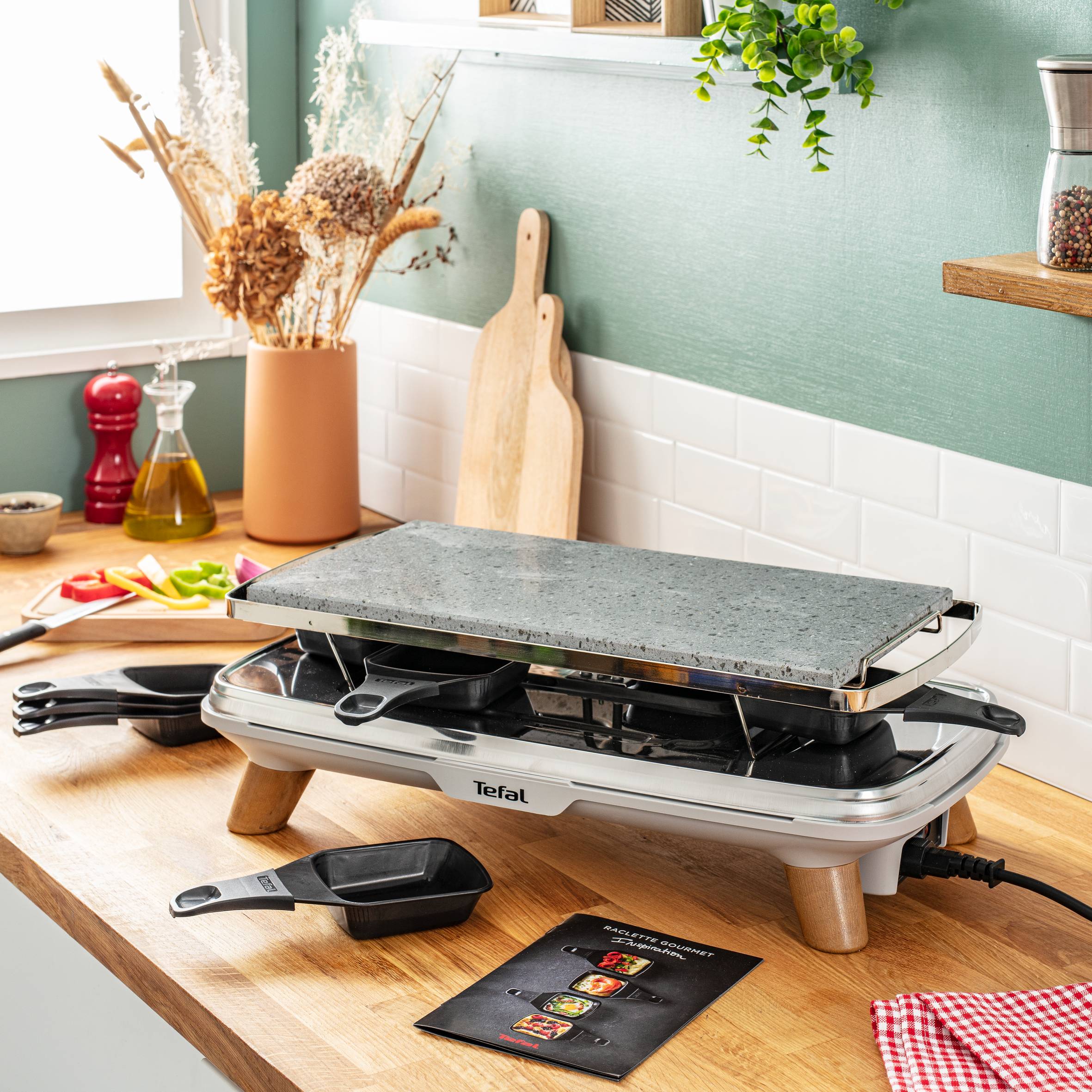 Gourmet PR620D12 Raclettetoestel & Steengrill - 8 personen