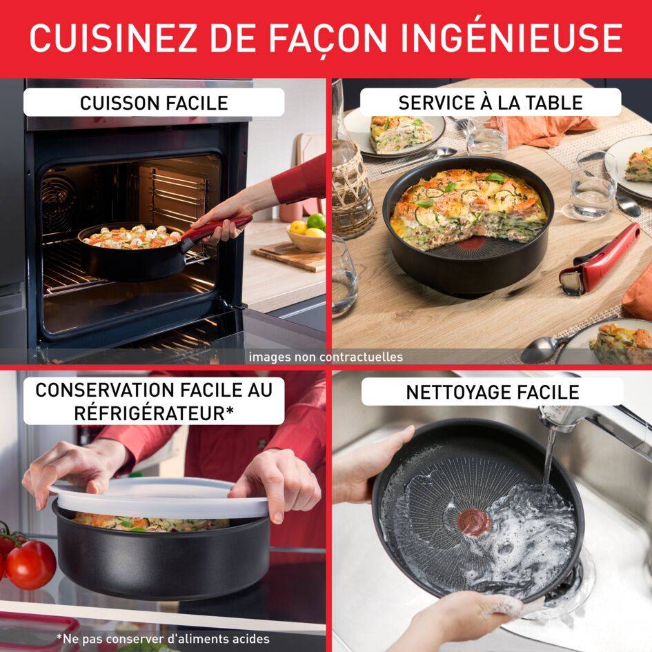 Ingenio So'Light L7237702 Wok - 26 cm - Induction