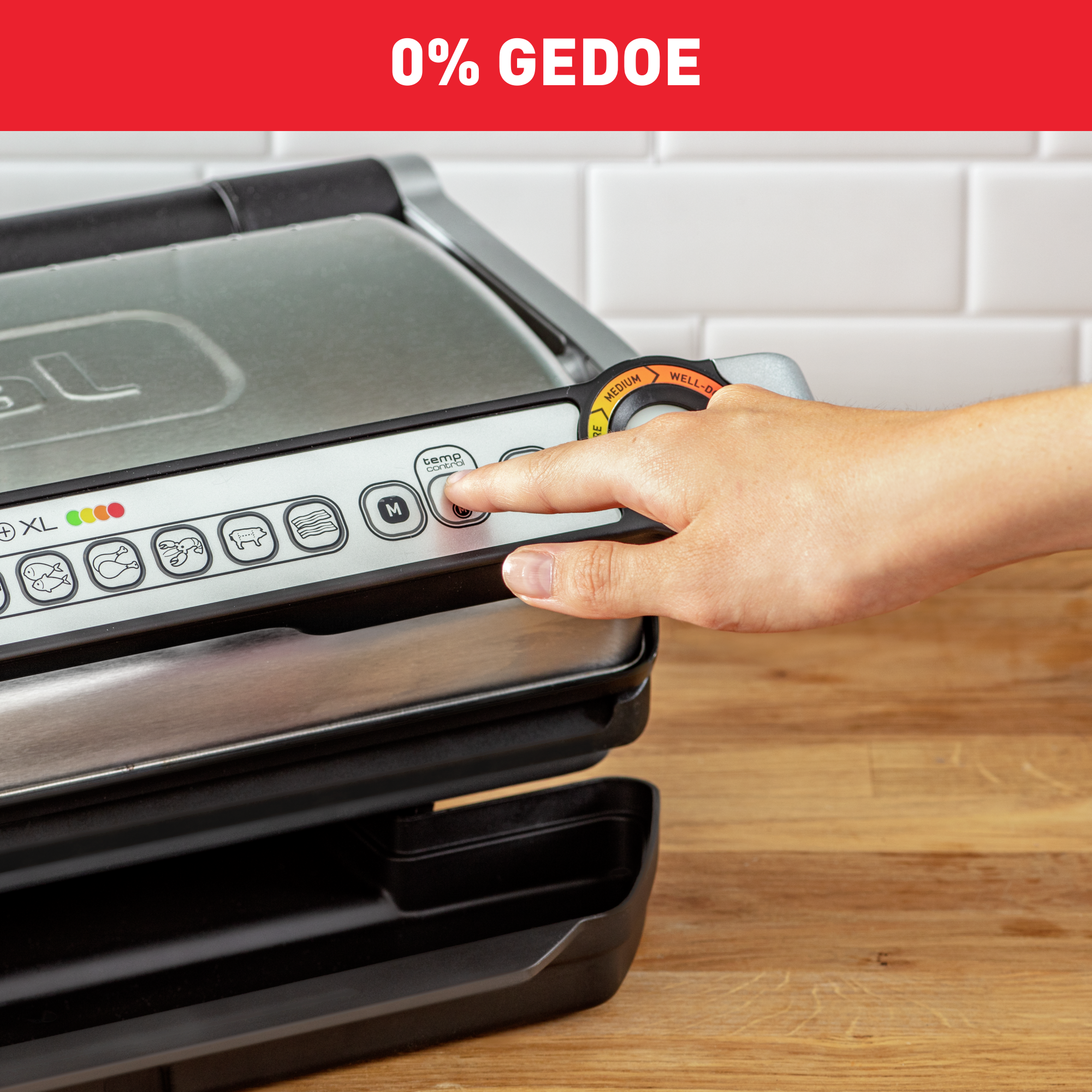 OptiGrill+ XL GC722D16 Intelligente Grill - 9 programma's