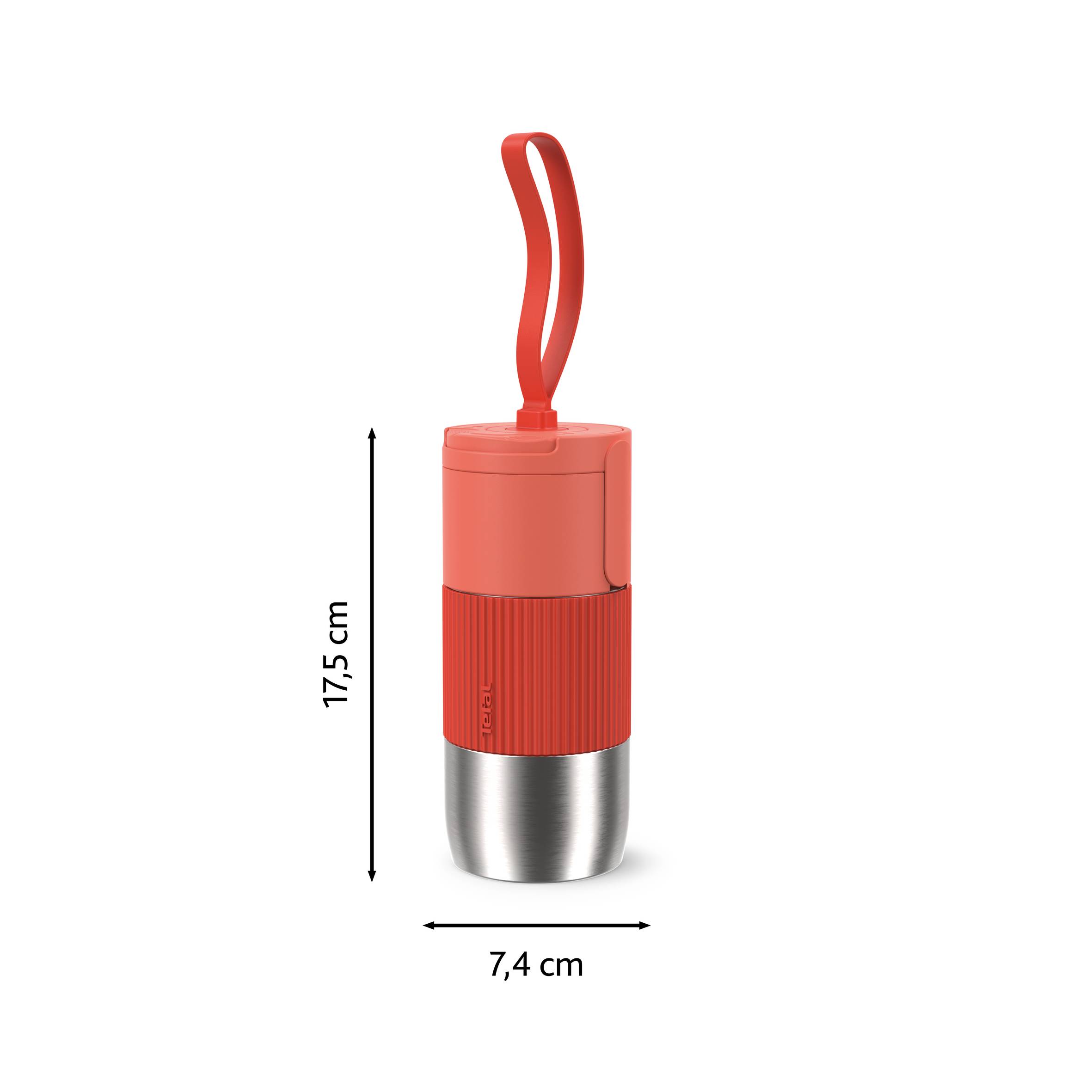 BeYou Flip N2190310 Mug isotherme - 0,36L - Rouge