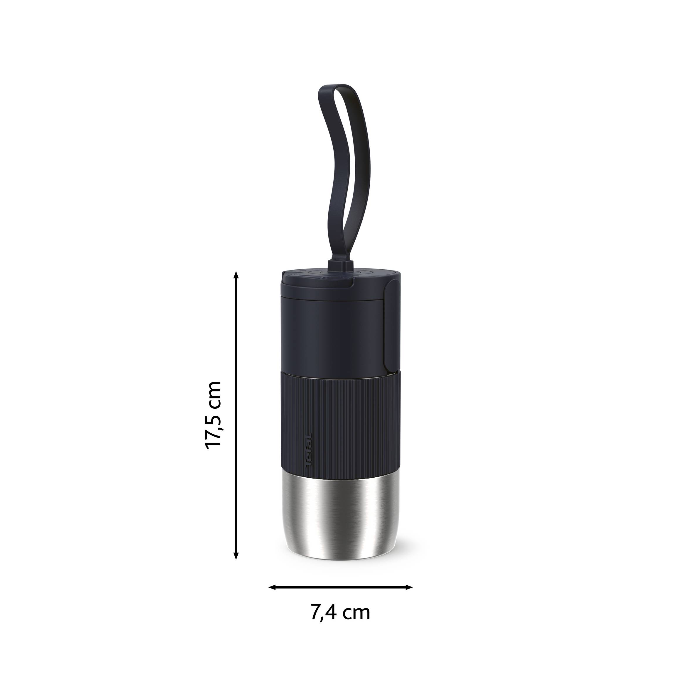 BeYou Flip N2190110 Mug isotherme - 0,36L - Noir