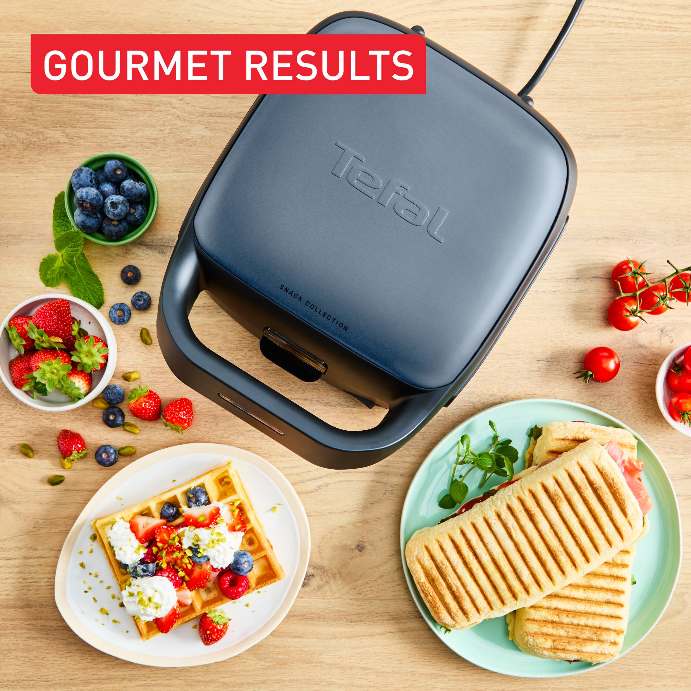 Snack Collection SW8674F0 Gaufrier & Appareil croque monsieur