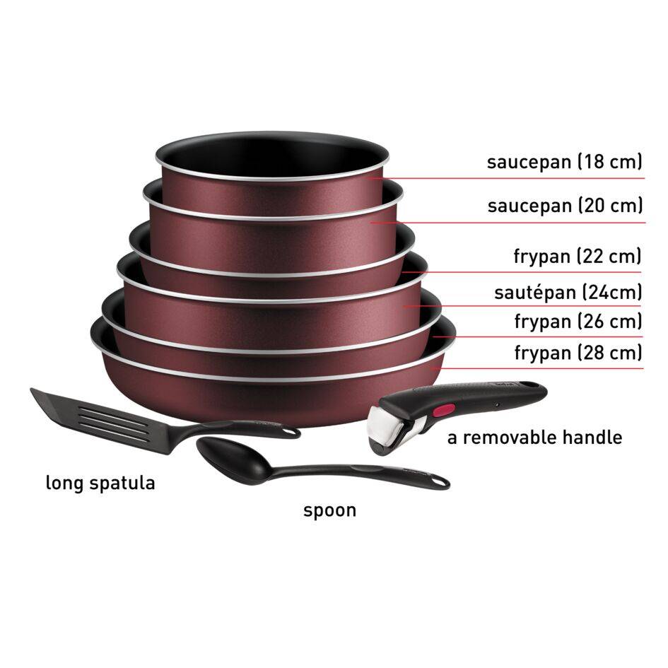Ingenio Simply Cook L7248302 9-delige Set - Inductie