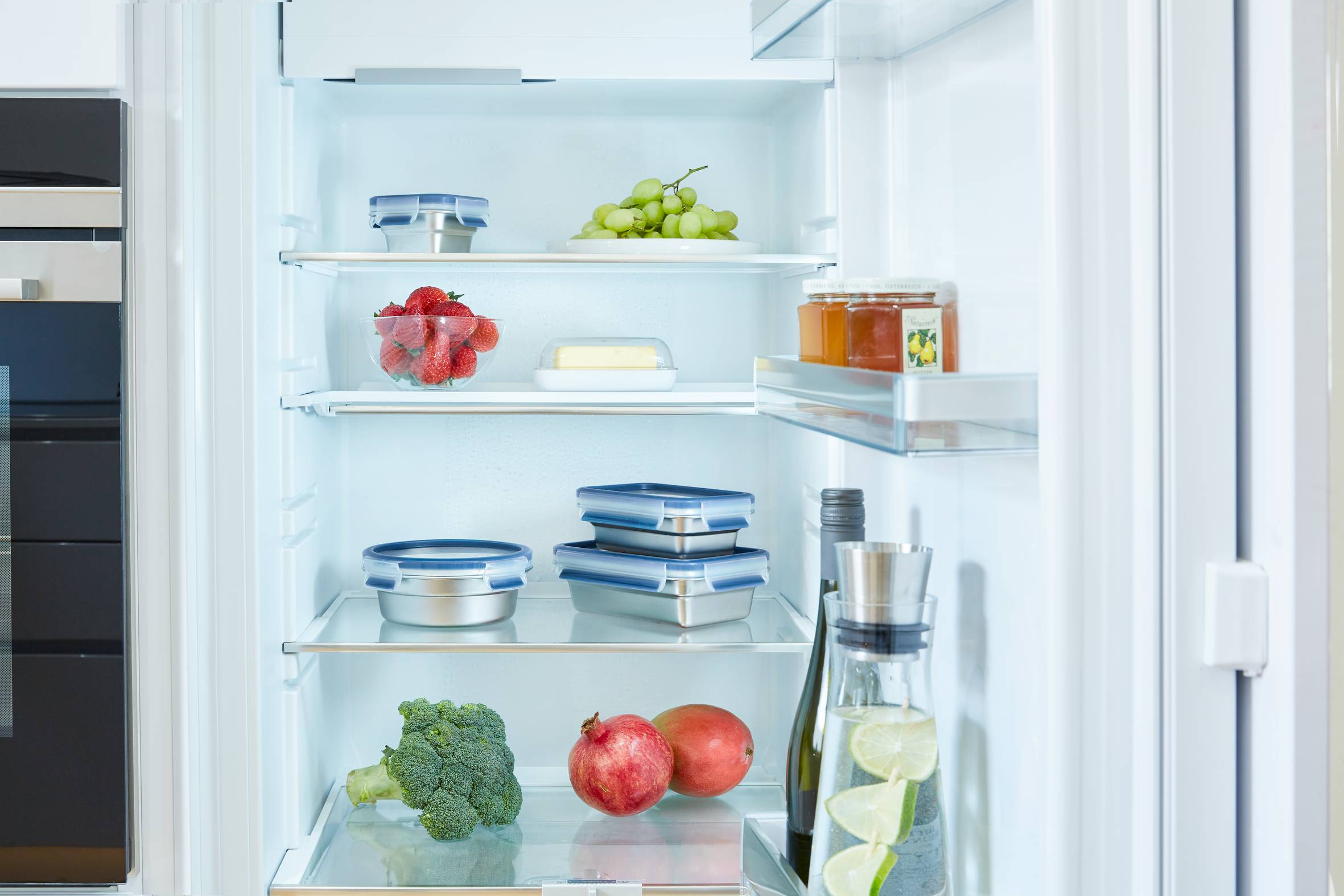 Boite de conservation alimentaire Clip & Close Inox