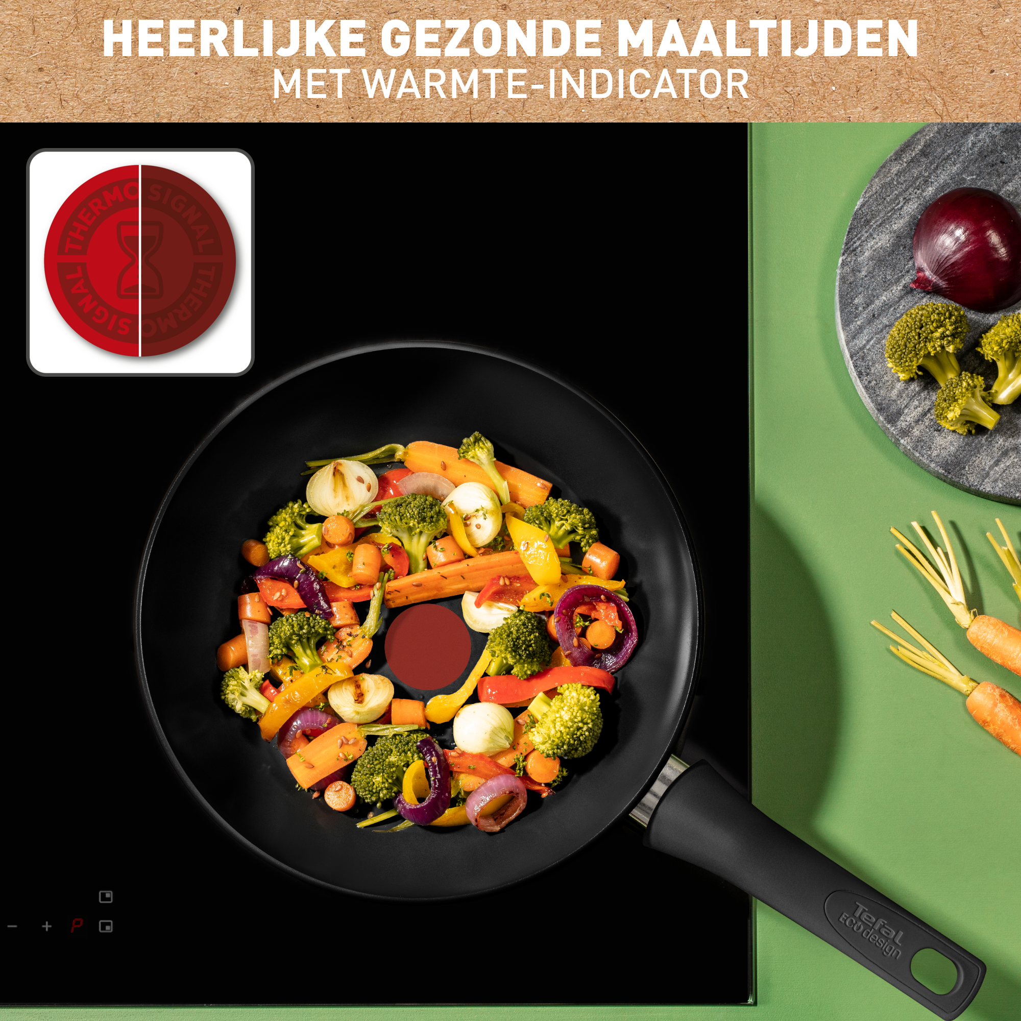 Renew Black On C4351932 Keramische wokpan - 28 cm - Inductie