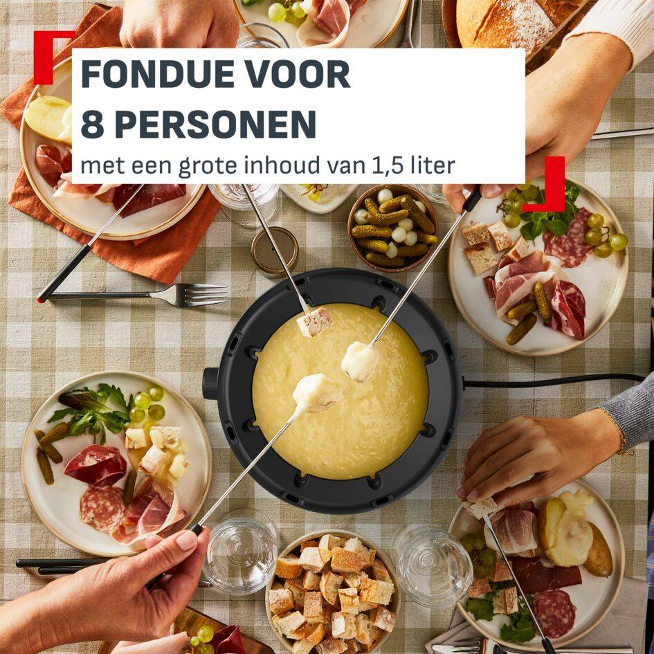 Tefal Fondue ThermoRespect, Limited Edition Celebration, voor maximaal 8 personen