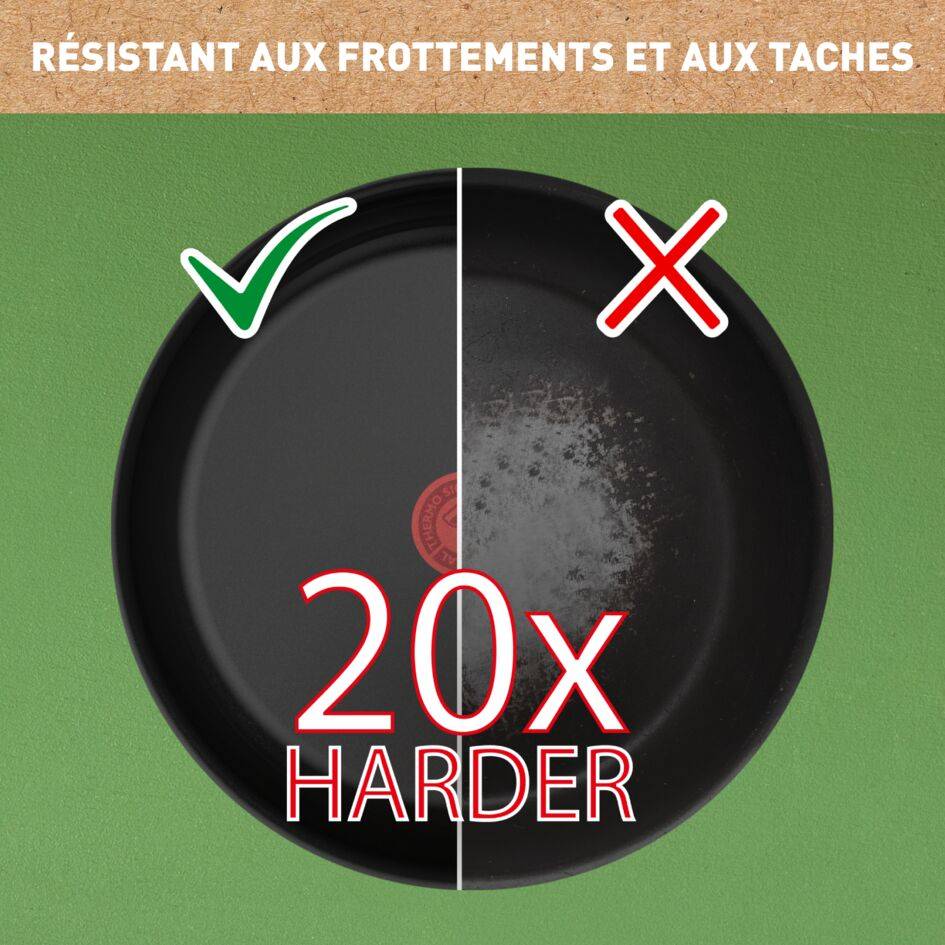 Renew Black On C4351932 Wok en céramique - 28 cm - Induction