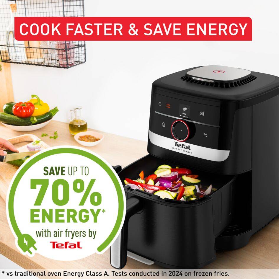 Easy Fry Silence EY5728E0 Air fryer - Smart Assist - 5L - Technologie Silencieuse
