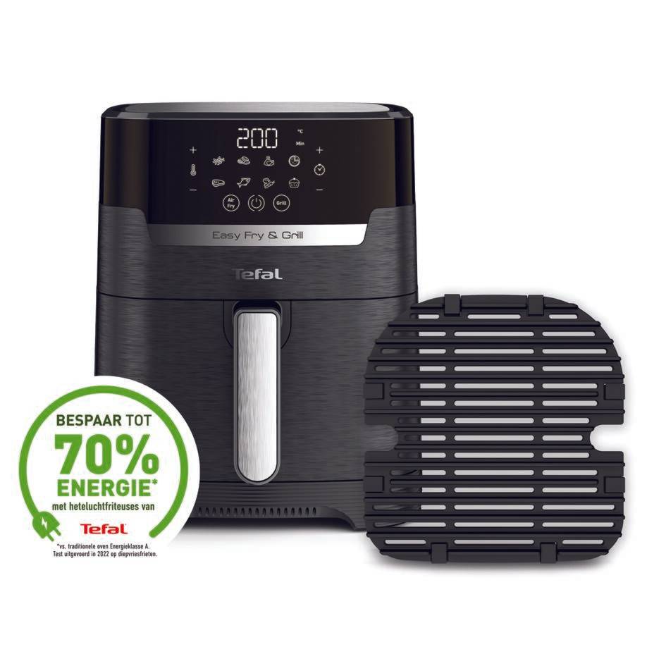 Easy Fry & Grill EY505815 Air fryer met digitaal display - 8 programma's