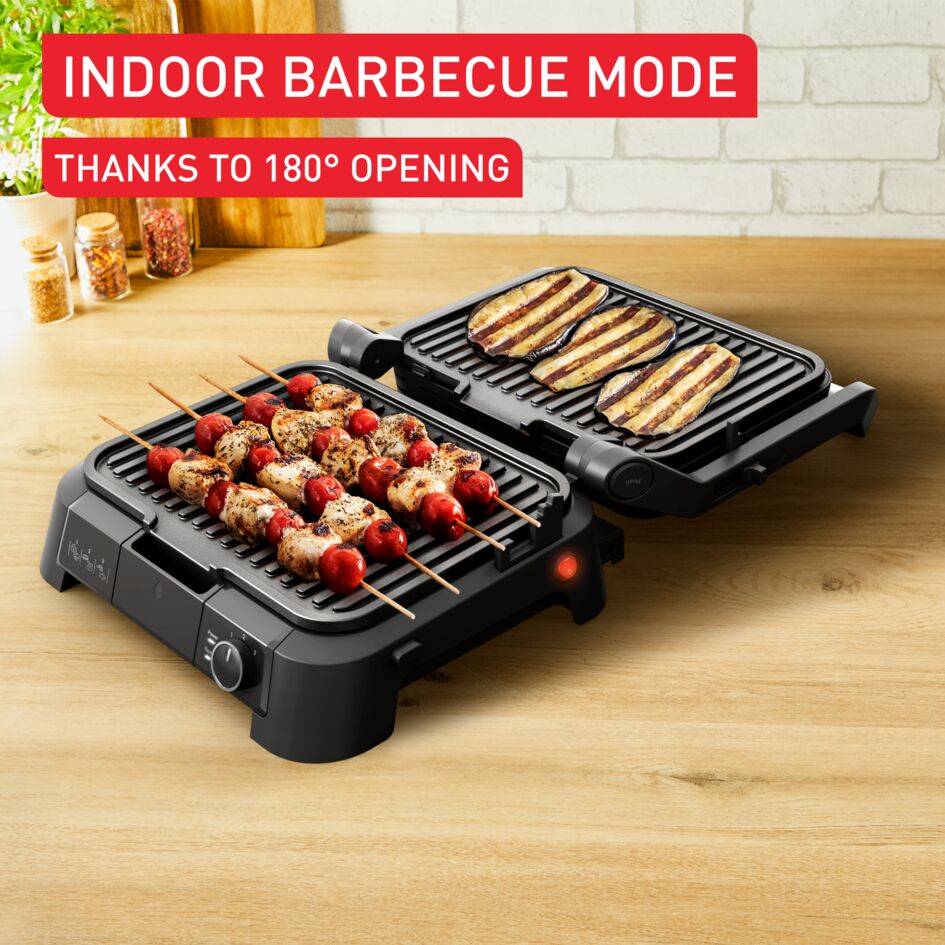 SuperGrill 3-en-1 GC510DE0 Grill & Barbecue - 2000W - 30x20cm
