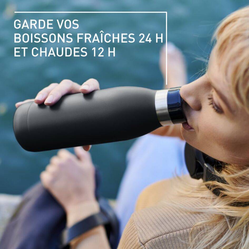 Bludrop Basic N3110110 Gourde - 0,5L - Noir