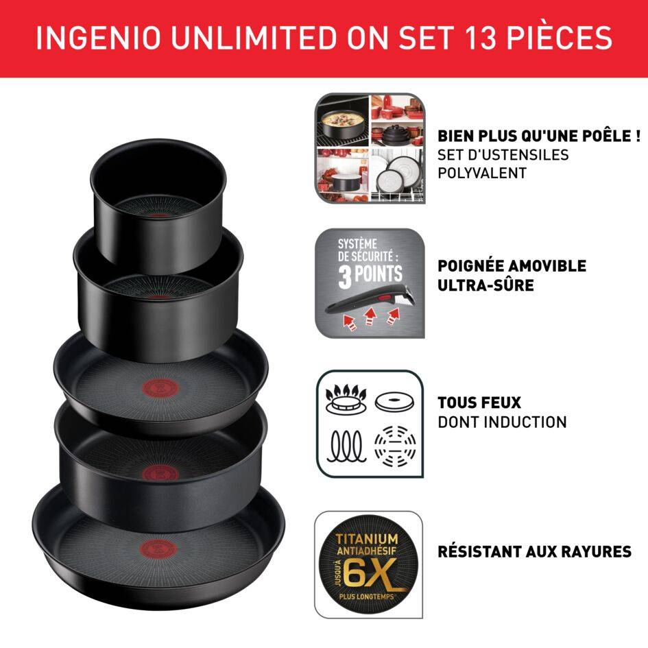 Ingenio Unlimited On L3959343 Set 13 pièces - Induction