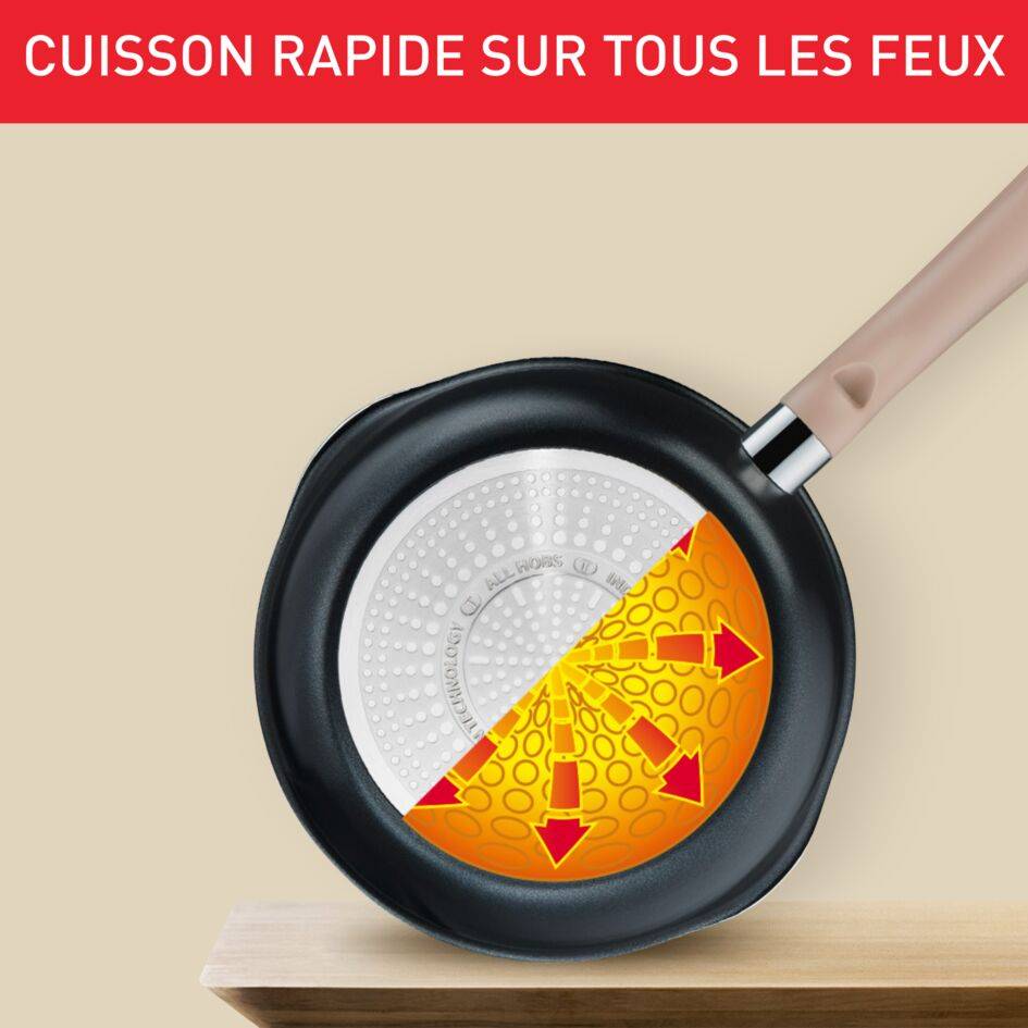 One Pick Pot G1672504 Poêle à frire + couvercle - 22&nbsp;cm - Induction