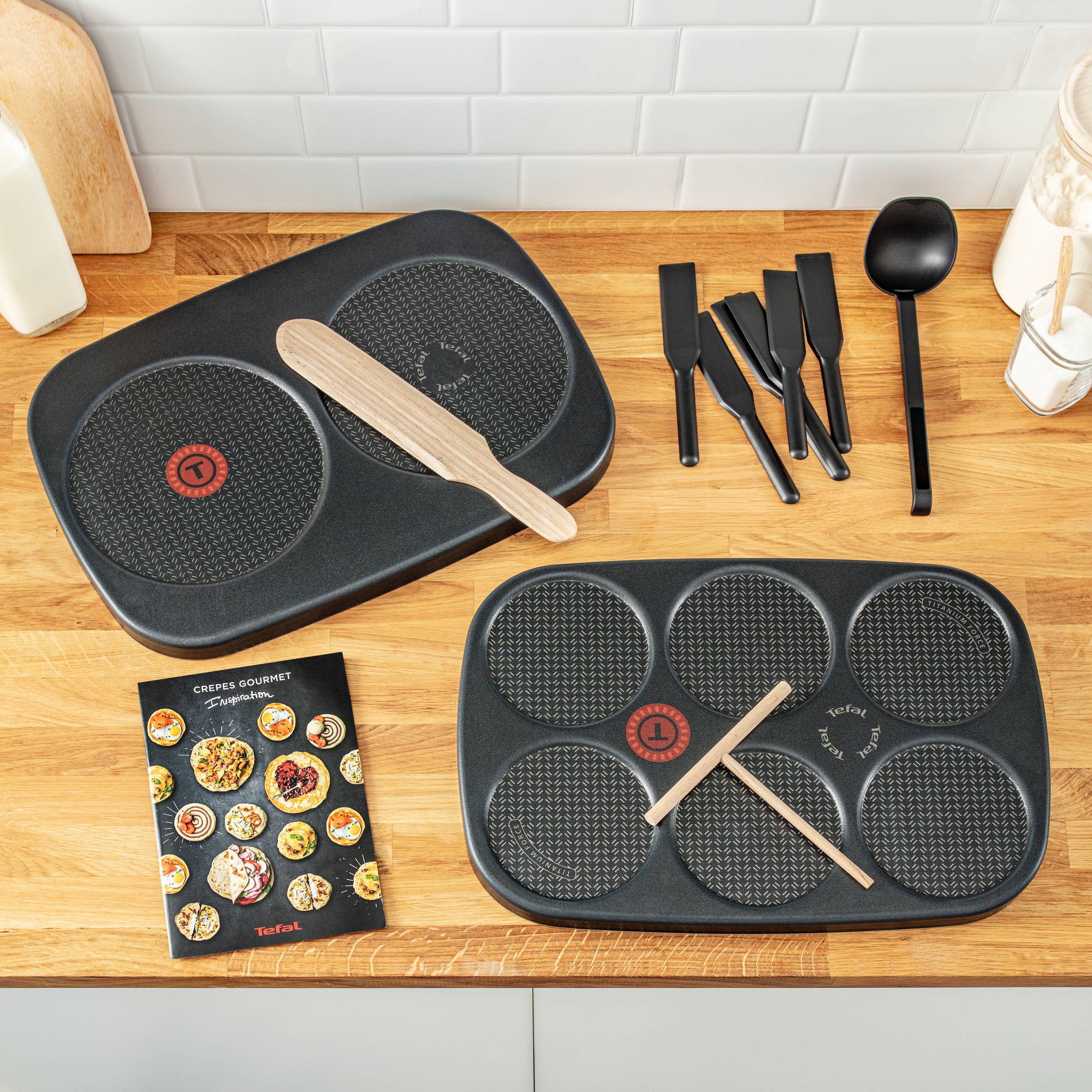 Gourmet PY900D12 Appareil à crêpes - Petites et grandes empreintes