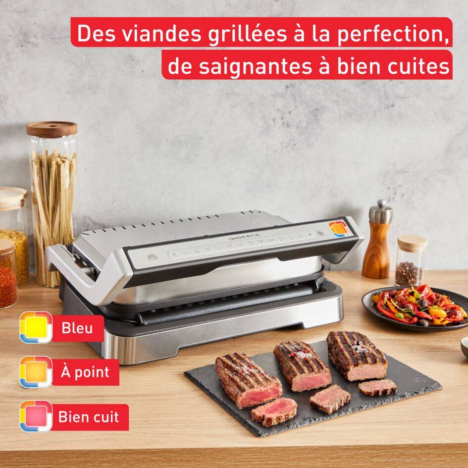 OptiGrill 4-en-1 XL GC784D10 Grill & Barbecue Intelligent - 12 programmes