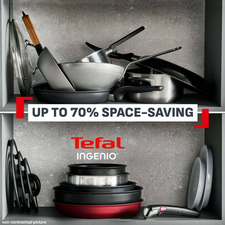 Ingenio Excellence+ P0000624 Braadpan met afneembare handgreep – 28 cm – Inductie