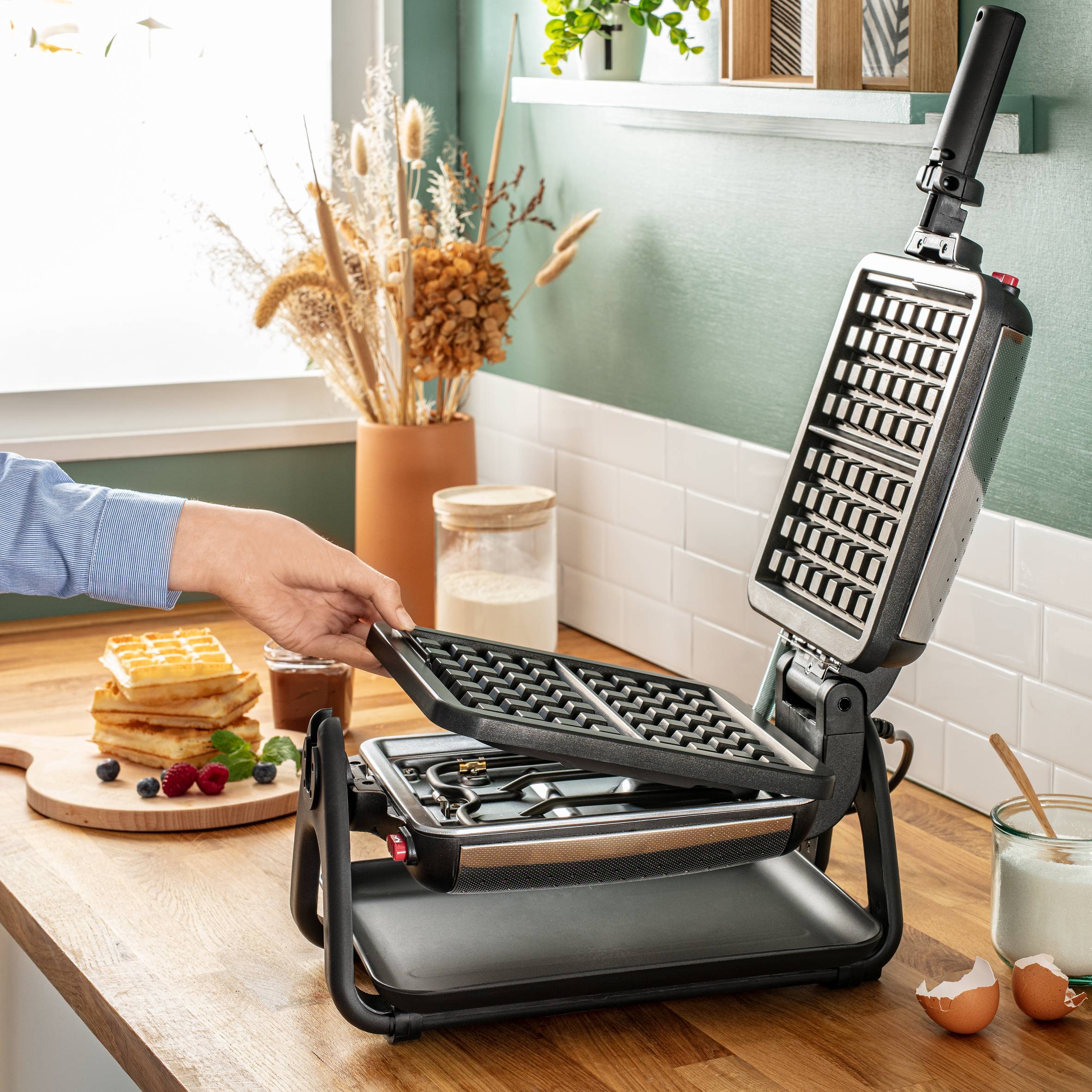 King Size 4-in-1 WM755D12 Gaufrier & Appareil croque monsieur