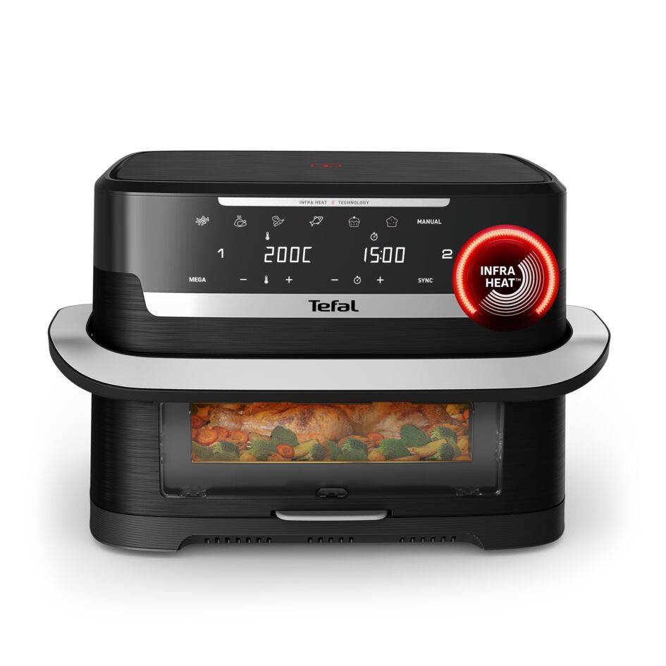 Ever Fry Dual Flex EY9288 Air fryer Dual Flex, 7 programma's, 9L, Infrared