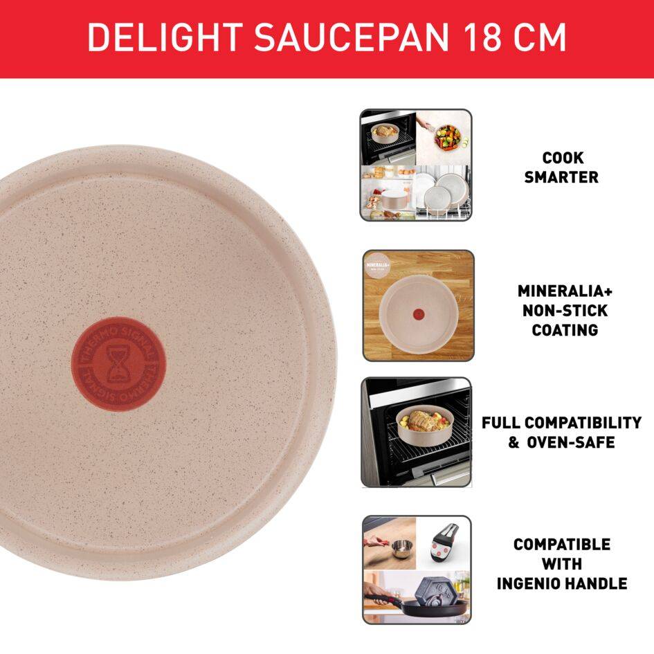 Ingenio Delight Sand L7832902 Poêlon - 18 cm - Induction
