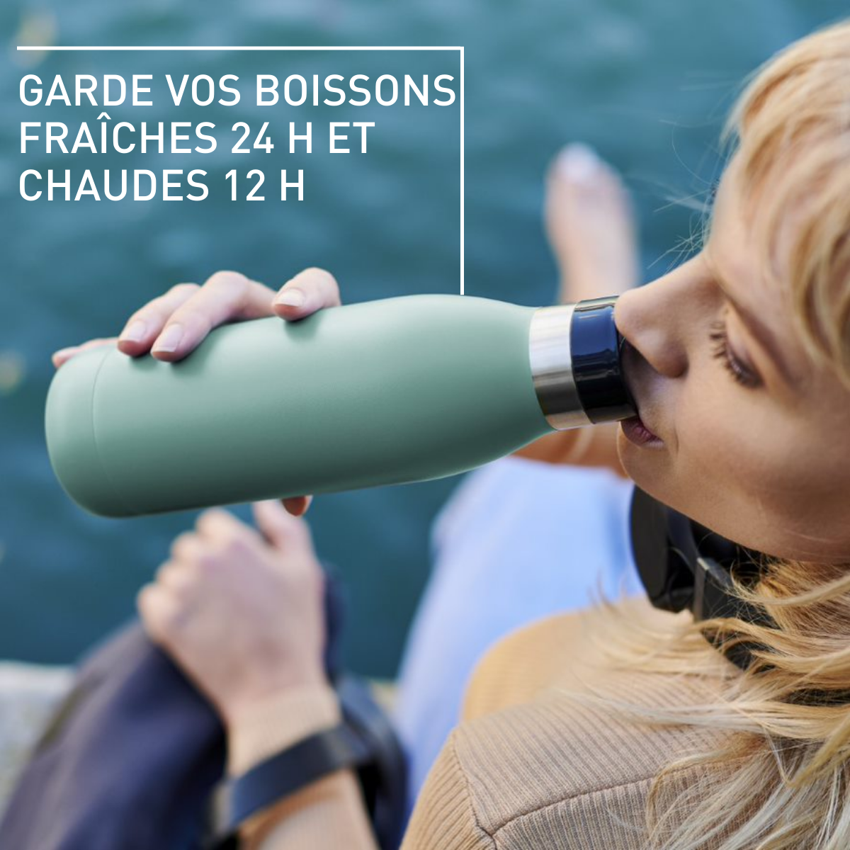 Bludrop Basic N3110210 Gourde - 0,5L - Vert