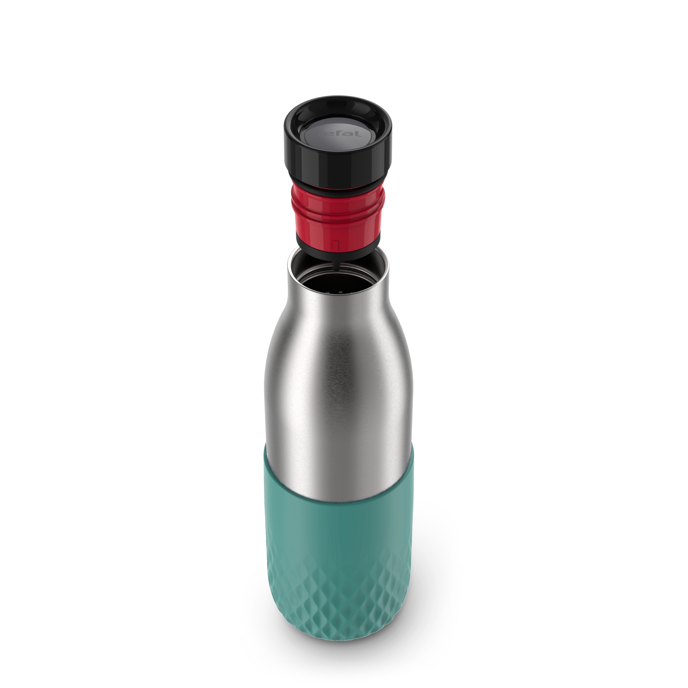 Bludrop Sleeve N3110610 Gourde inox et silicone - 0,5L - Vert