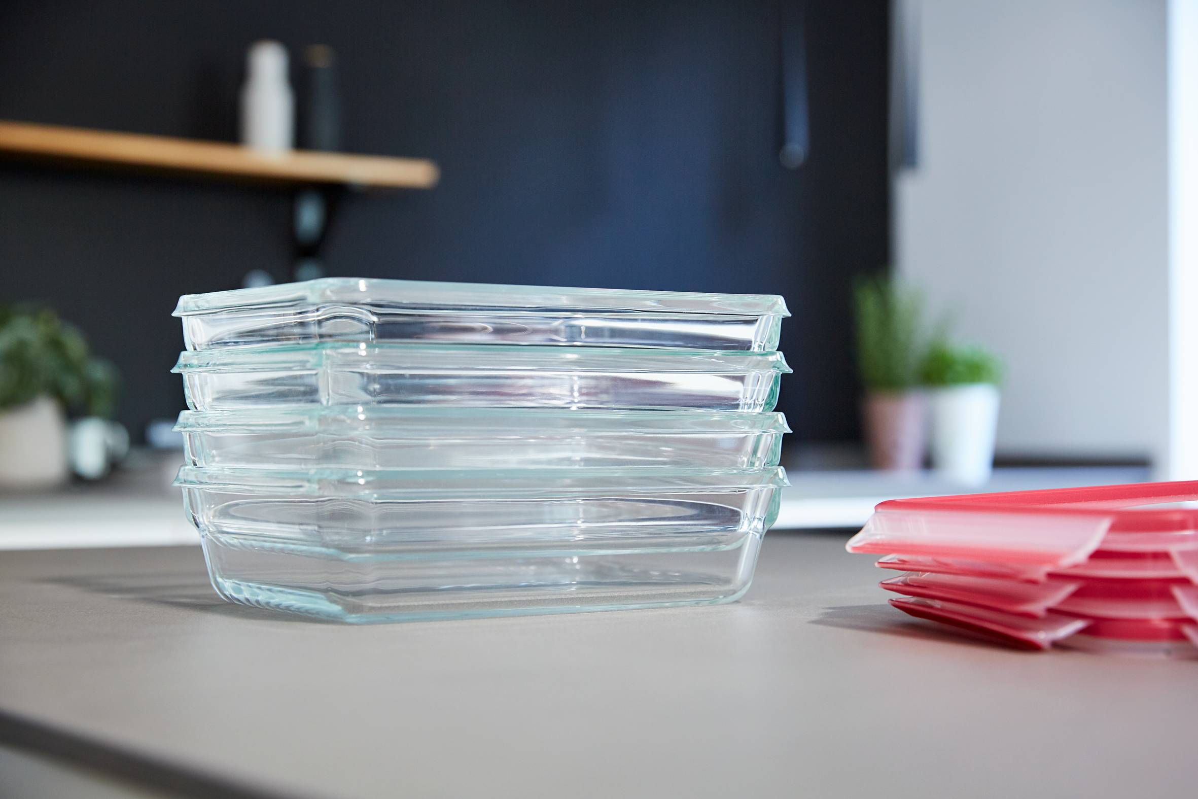 MasterSeal Glass N1040810 Boîte de conservation rectangle 0,85L - 19,7x13,6x8cm