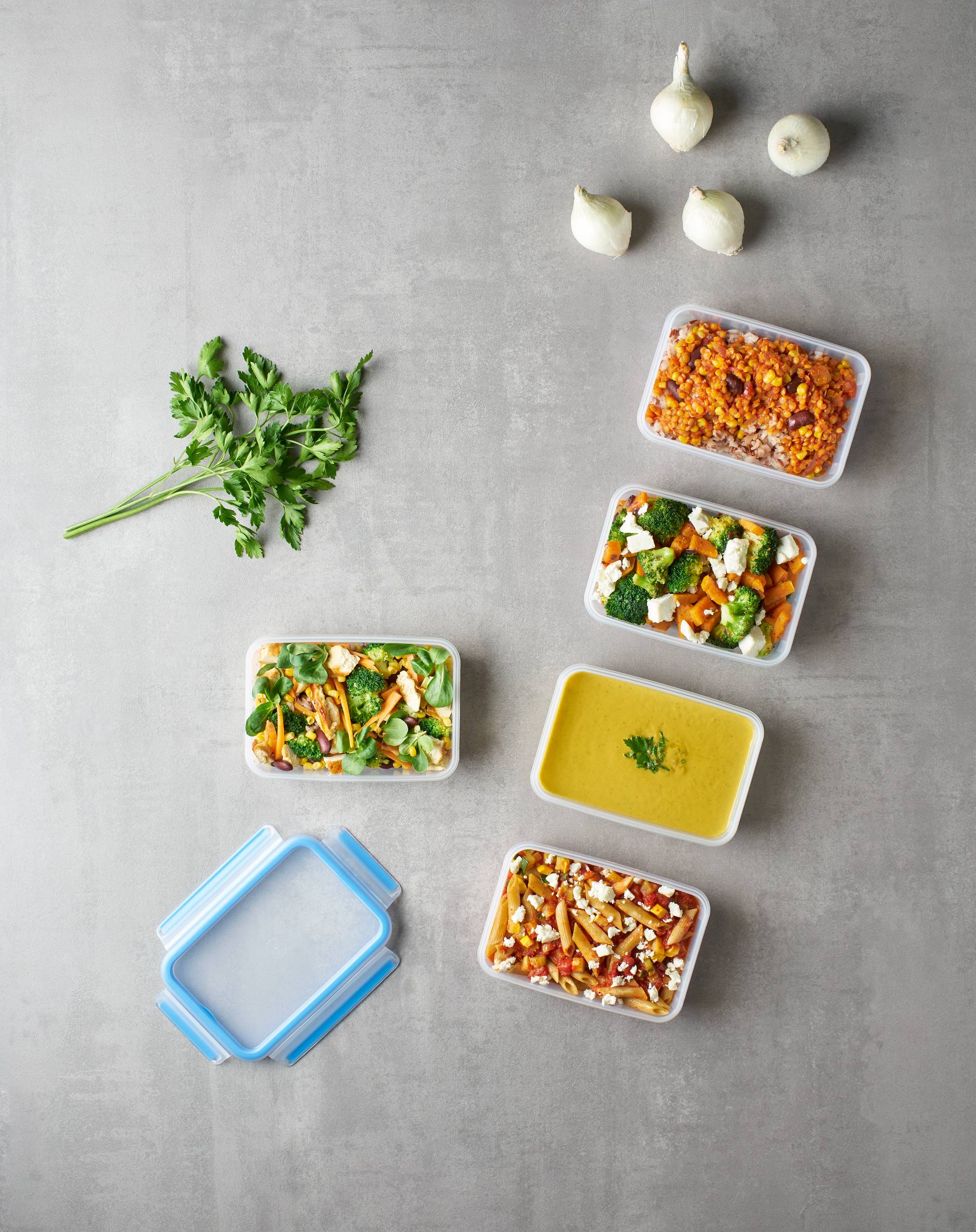 MasterSeal Fresh N1030710 Set van 5 bewaardozen - 0,8L