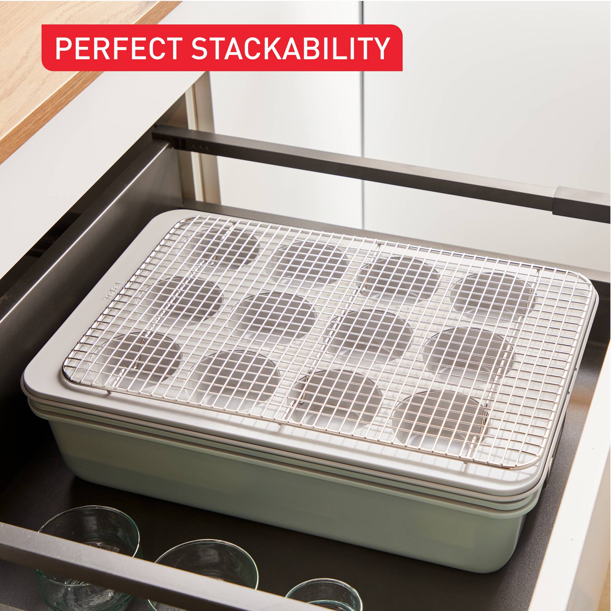 Ceramik J175S804 Set de 8 moules empilables en céramique