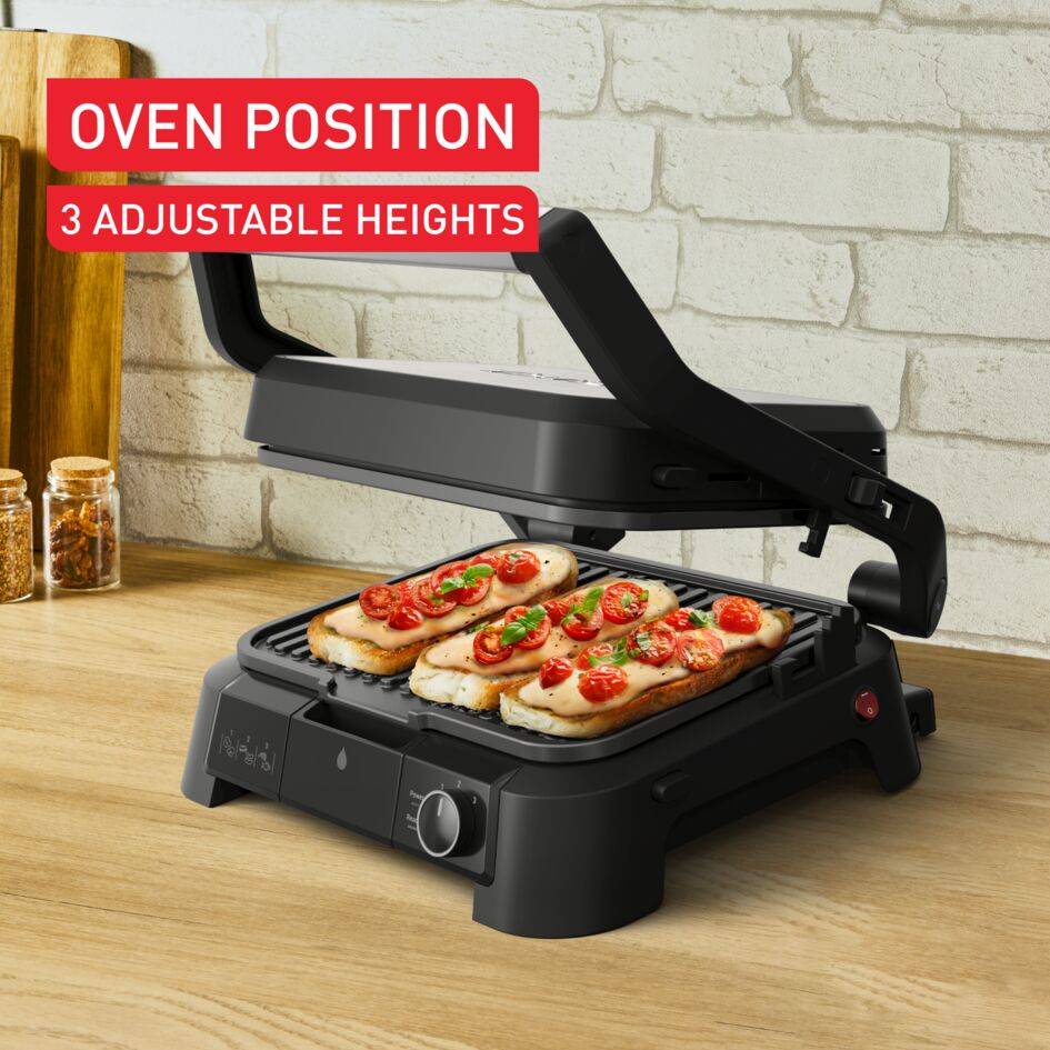 SuperGrill 3-en-1 GC510DE0 Grill & Barbecue - 2000W - 30x20cm