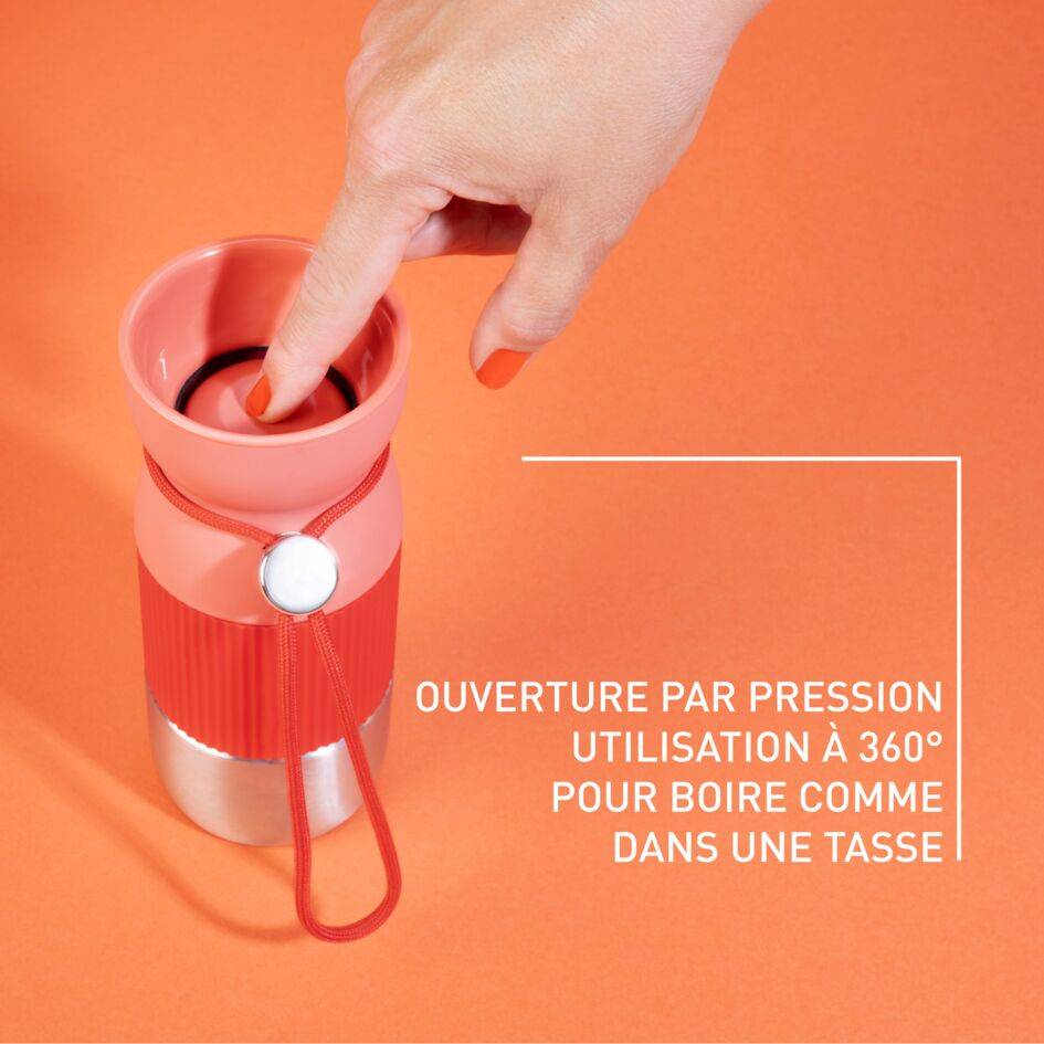 BeYou Cup N2191510 Mug isotherme - 0,36L - Rouge