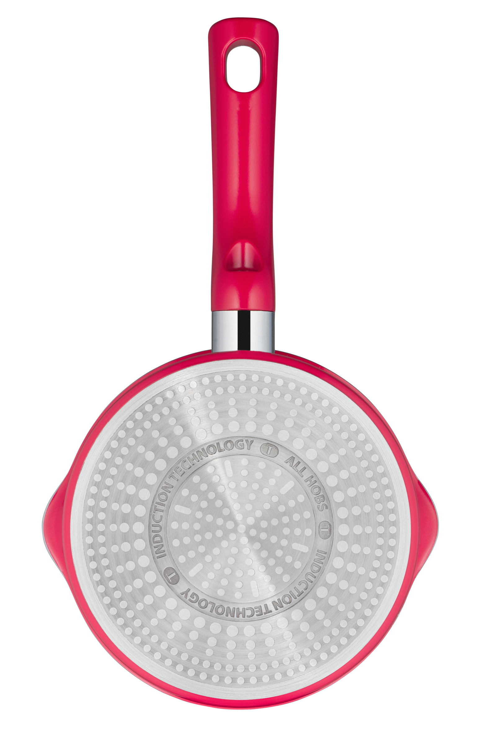 Chefclub G8062204 Poêlon 16 cm rouge + couvercle