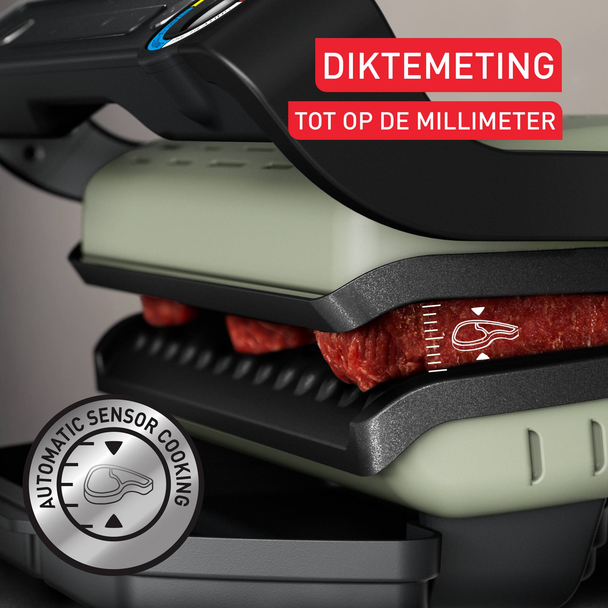 OptiGrill Eco Design GC71ELE0 Intelligente Grill - 6 programma's