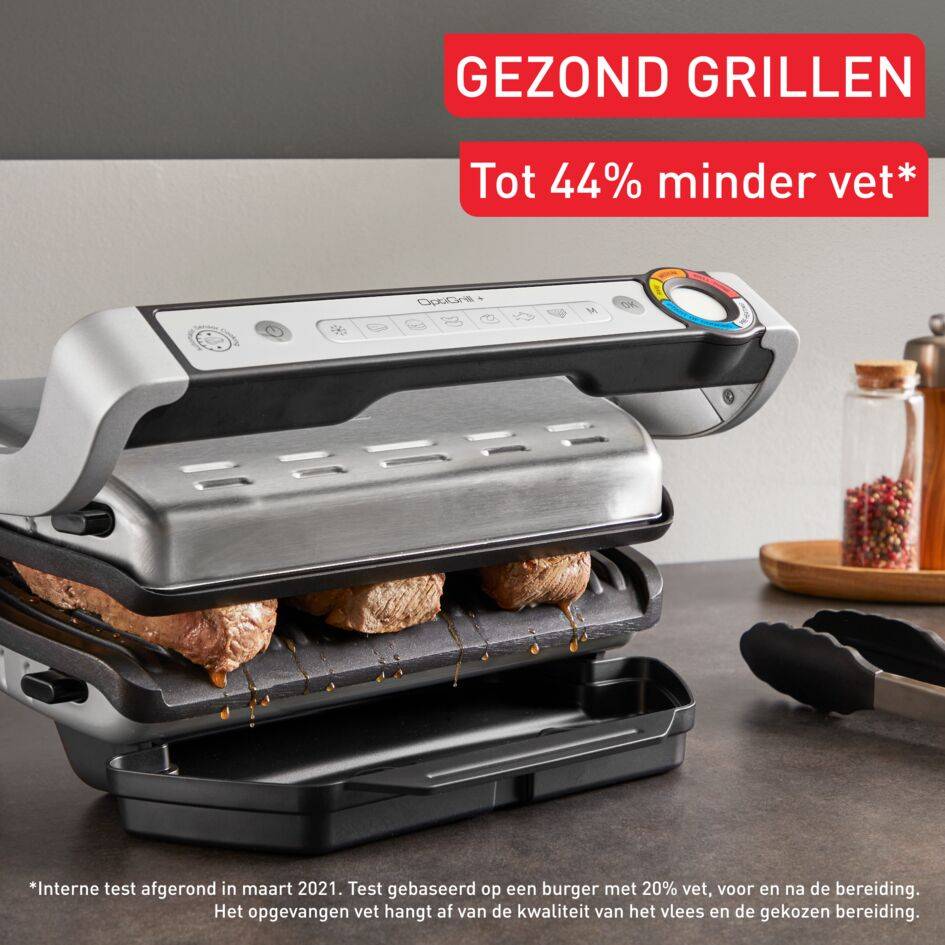 OptiGrill+ GC718D10 Intelligente Grill - 6 programma's