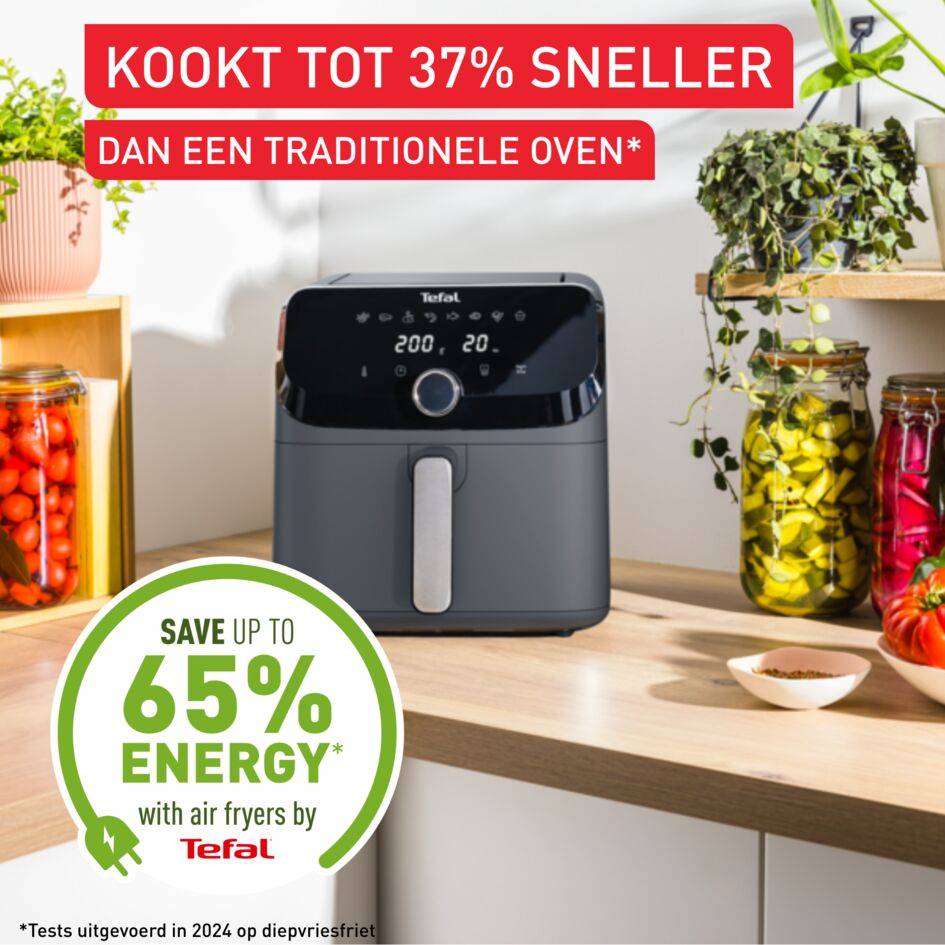 Easy Fry Mega EY855BE0 Air fryer - 8 programma's - 7.5 L