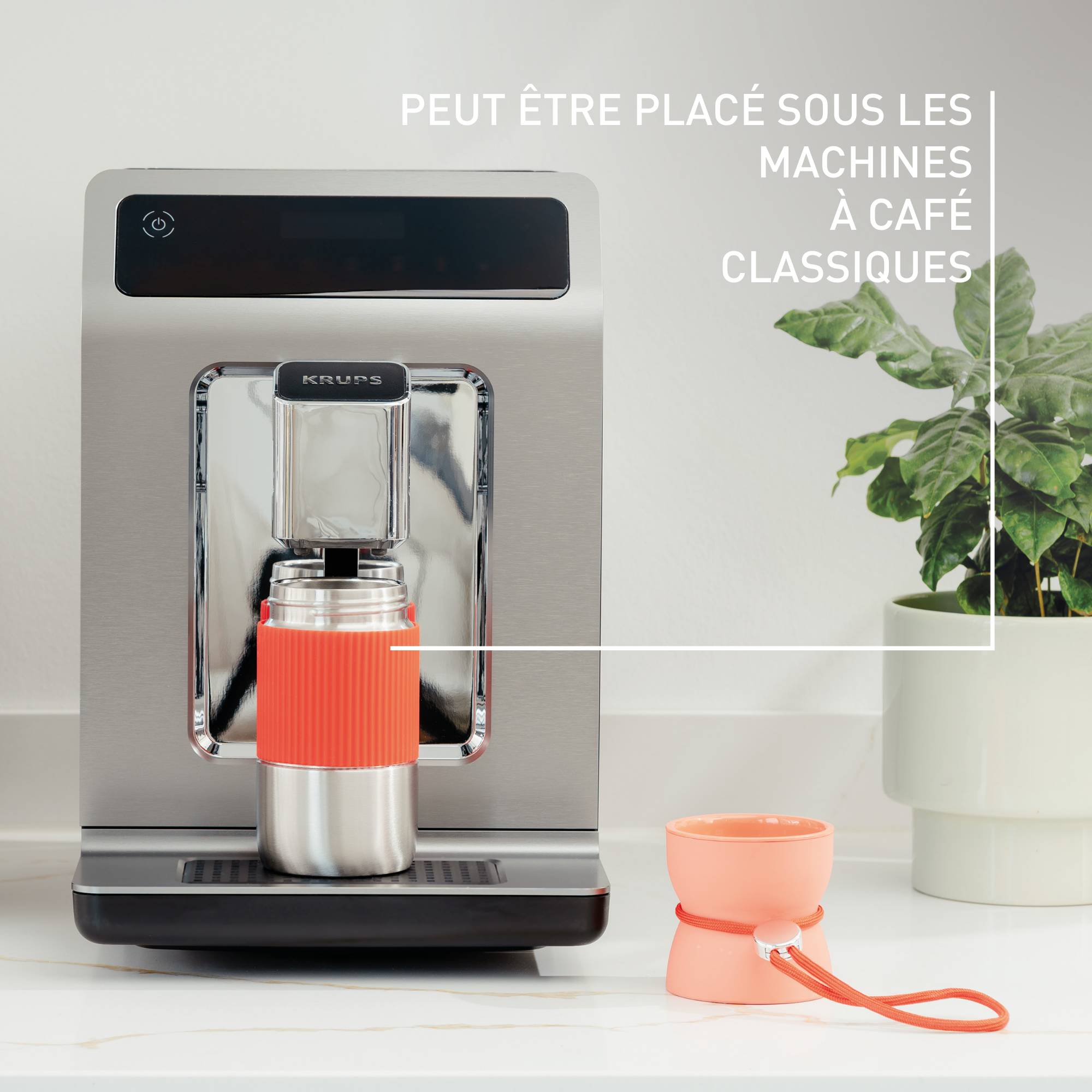 BeYou Cup N2191510 Mug isotherme - 0,36L - Rouge