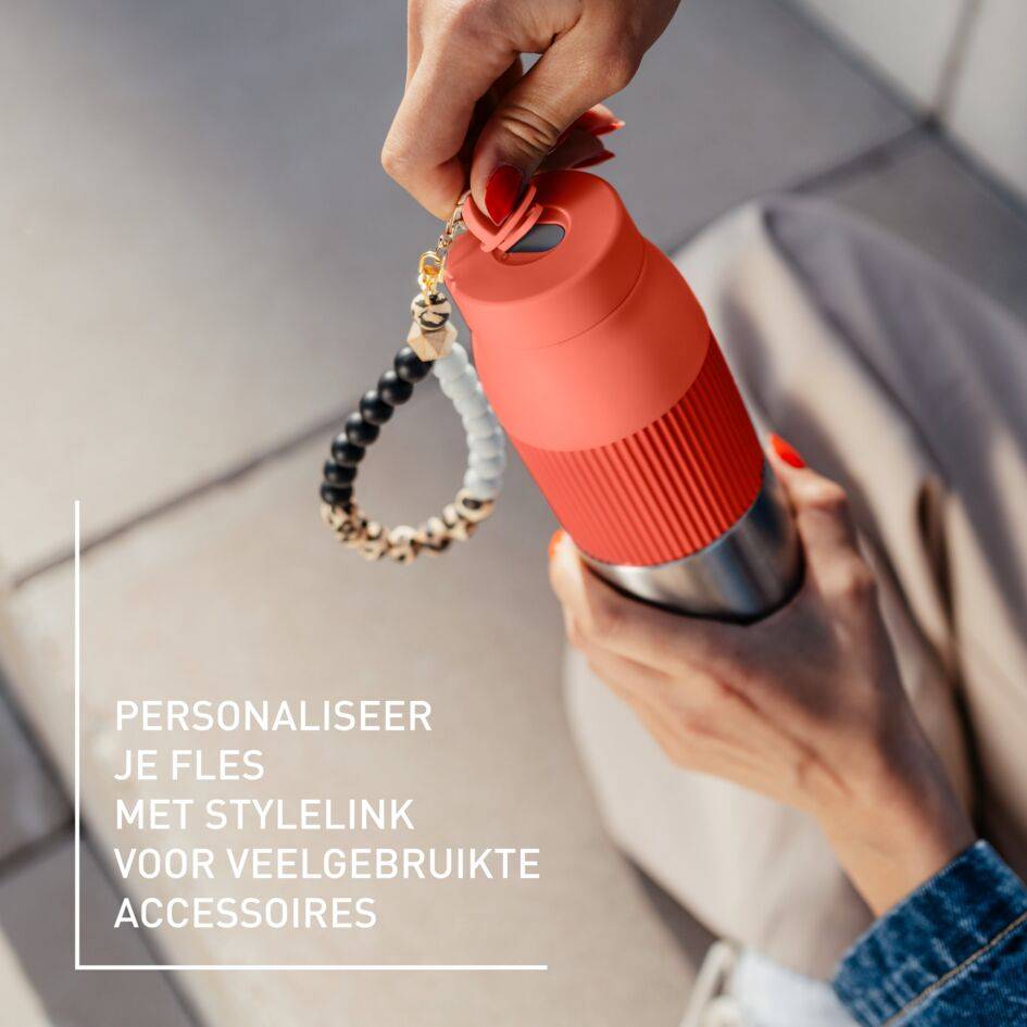 BeYou Twist N2193310 Isotherme drinkfles - 0,7L - Rood