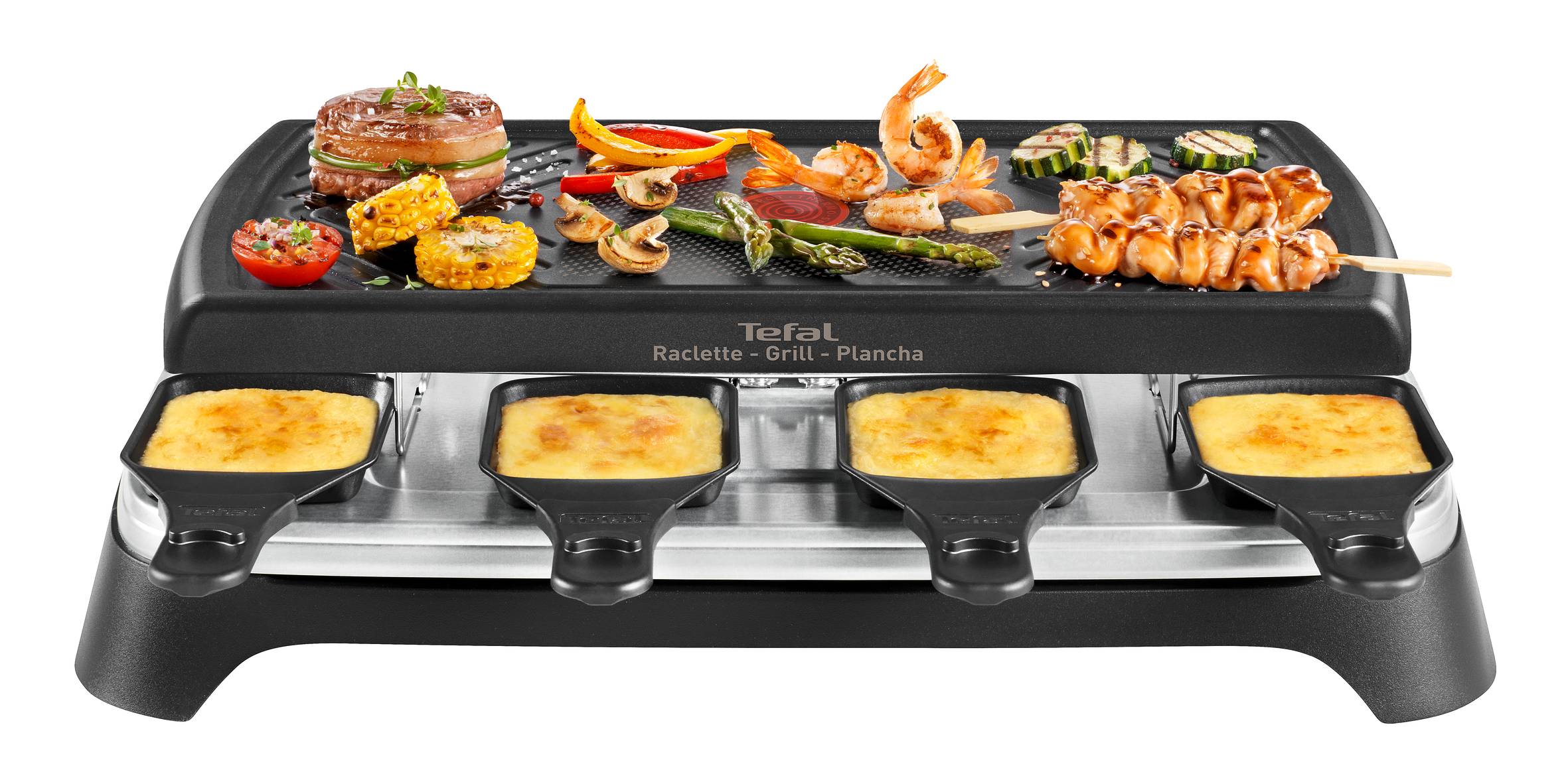 Tefal RACLETTE GRIL PLANCHA 3-en-1 RE459812