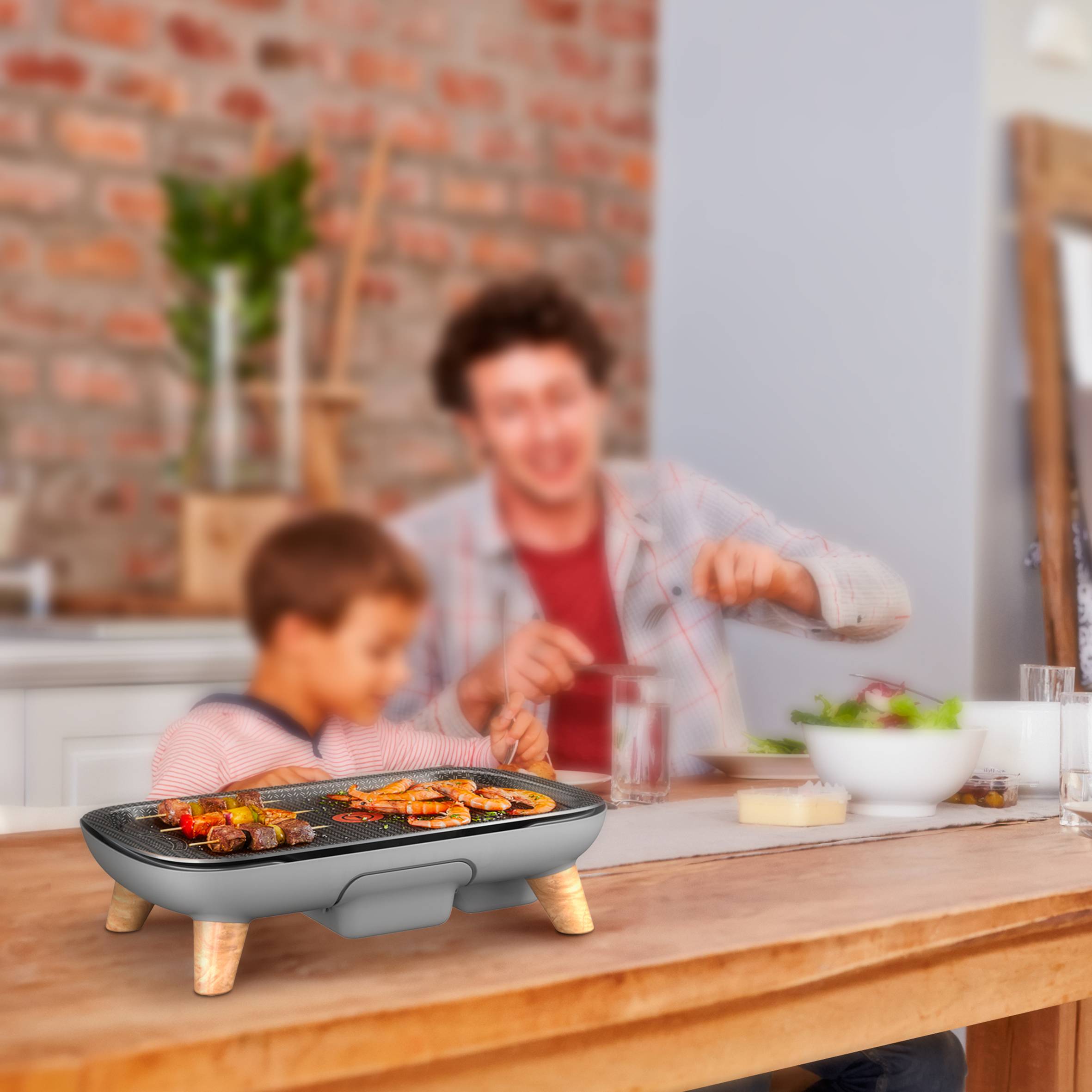 Saveurs Gourmet CB658P01 Plancha - 2400W - 30x46 cm