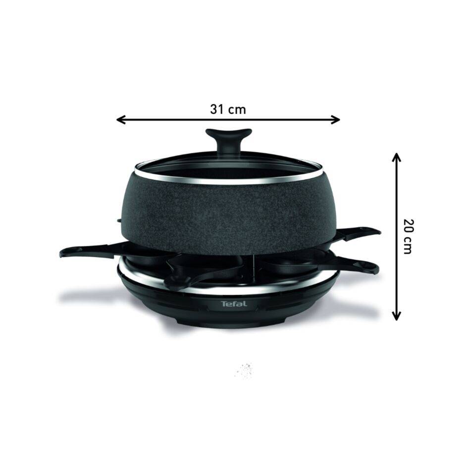 Cheese & Co RE12C812 Raclette- en fonduetoestel 6-in-1 - 6 personen