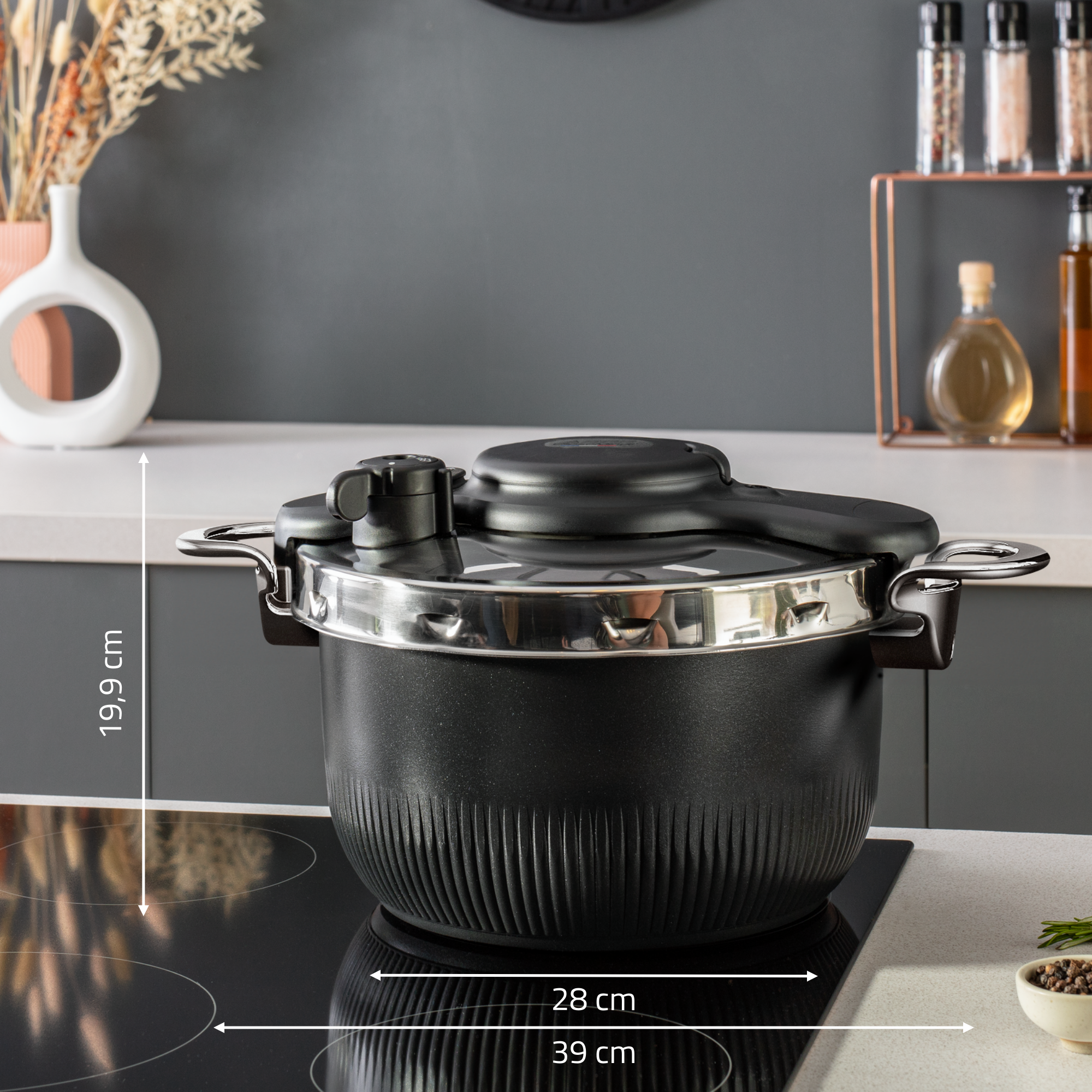 Clipso Tempo 3-in-1, Pressure Cooker, Stewpot, Ovenproof
